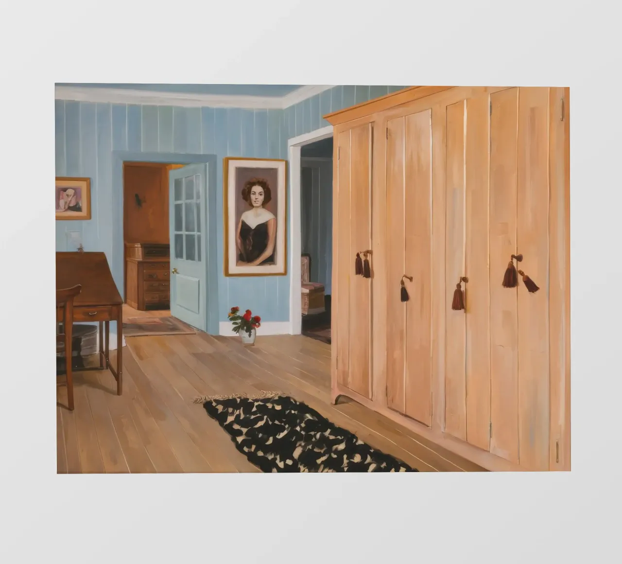 Intimate Wooden Chamber photo wallpaper by Silk Palette