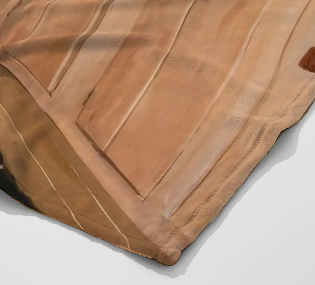 Camera di legno intima coperta in pile da Silk Palette