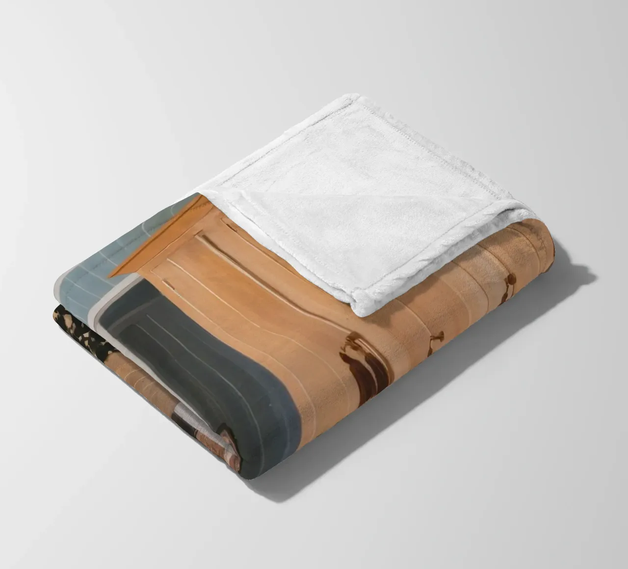 Camera di legno intima coperta in pile da Silk Palette