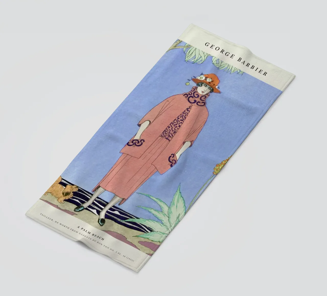 Barbier - a Palm Beach telo mare da Vintage by JUNIQE