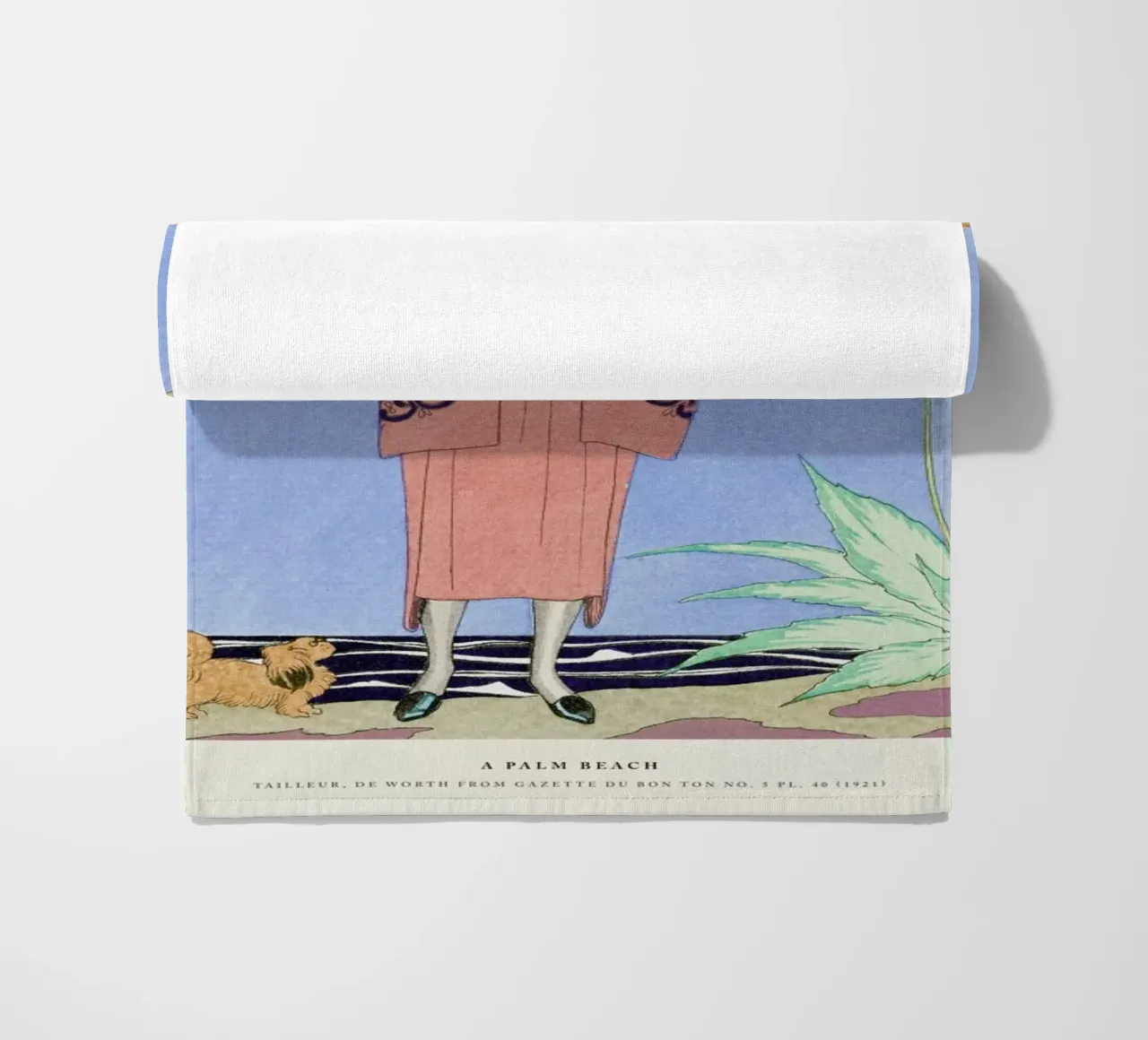 Barbier - a Palm Beach telo mare da Vintage by JUNIQE