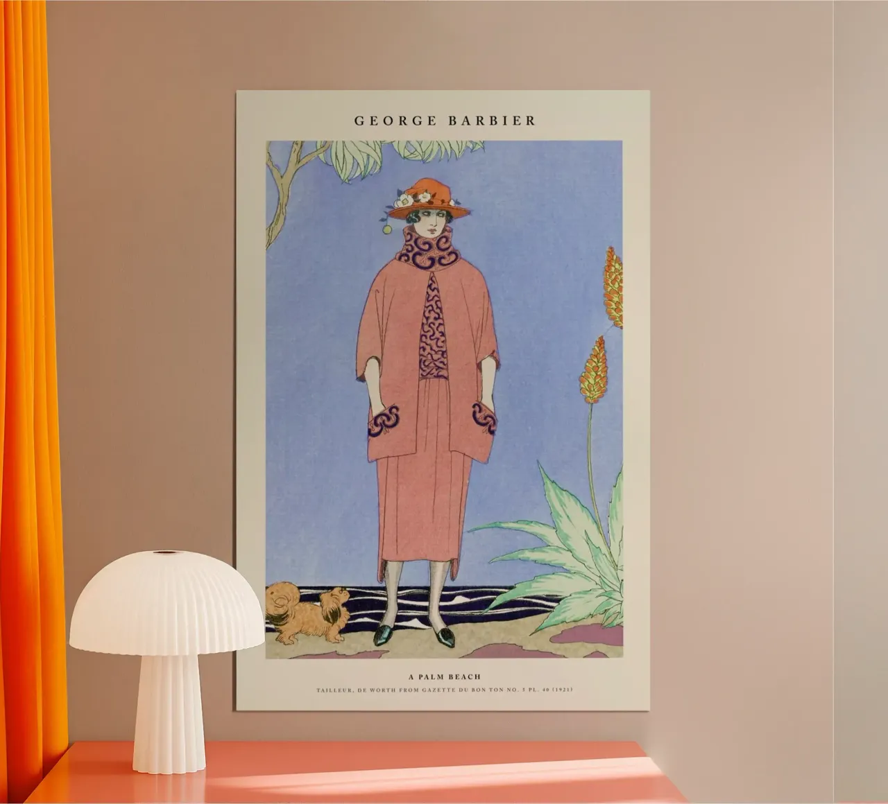 Barbier - a Palm Beach poster da Vintage by JUNIQE