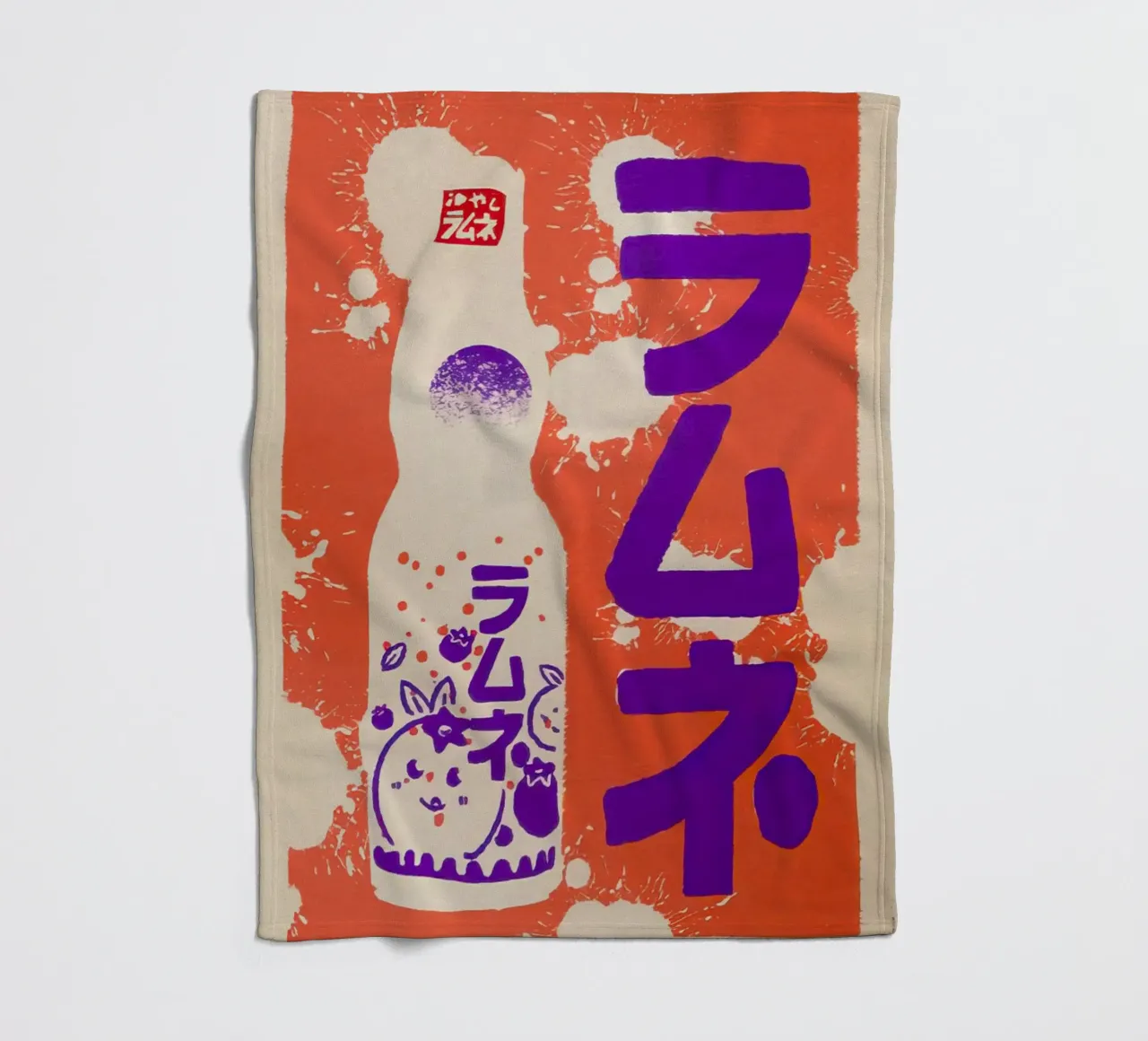 Ramune Blueberry Lemonade fleece blanket by Jam shop