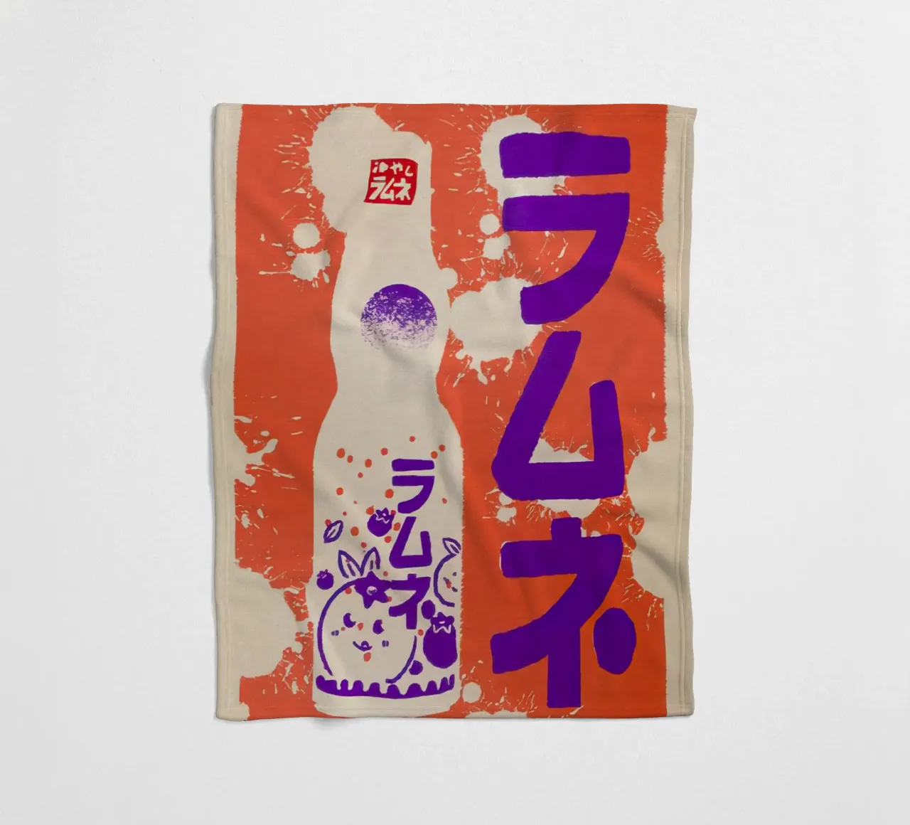 Ramune Blueberry Lemonade fleece blanket by Jam shop