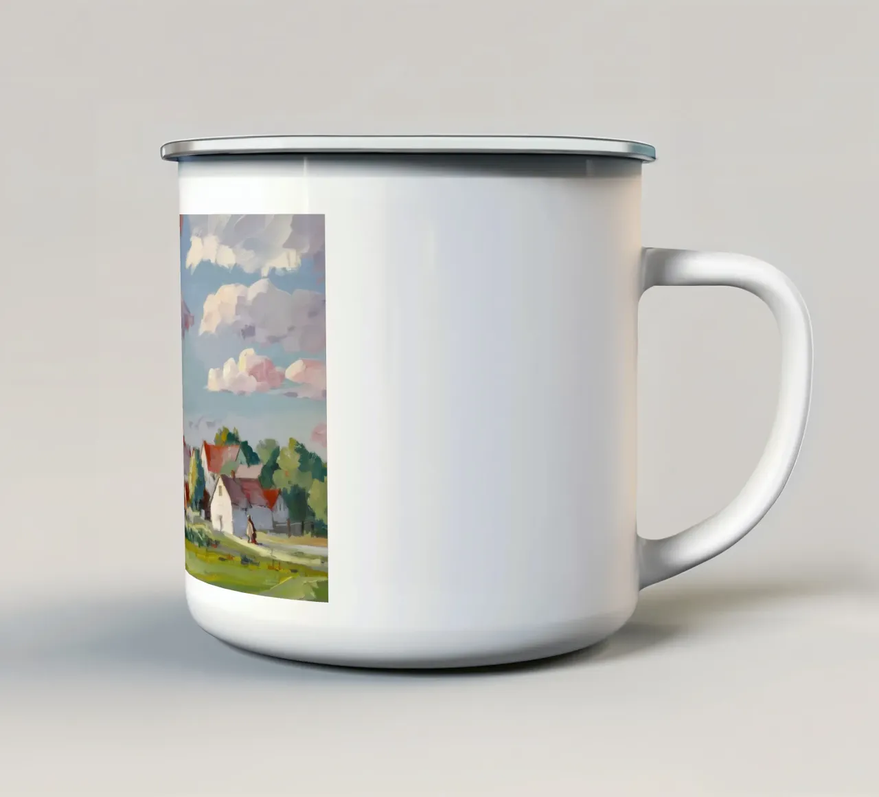 Dorpsdal Verdure emaille mok van Celestial Harmony