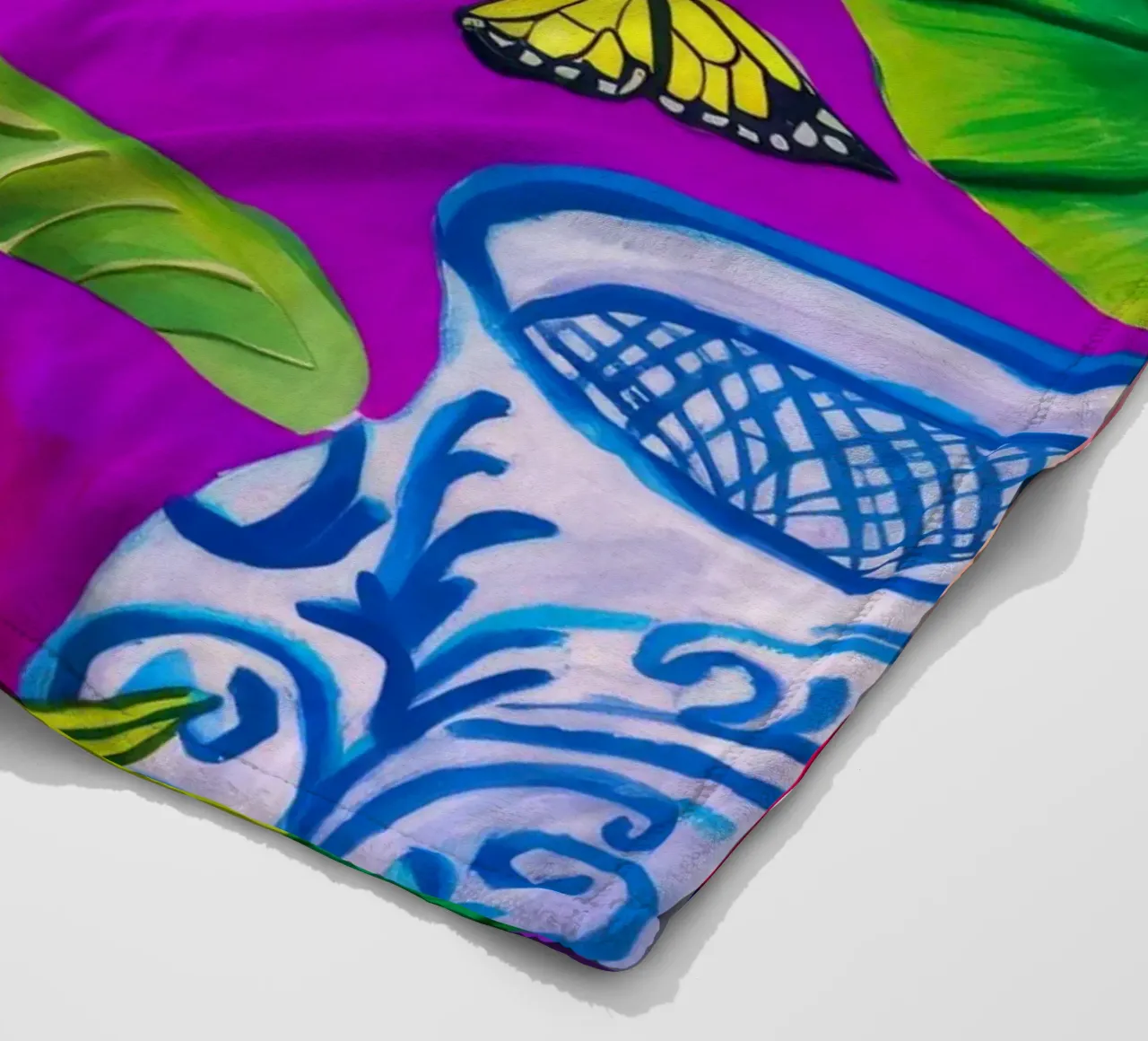 Jungle Eve Mystique fleece blanket by Infinite Chroma