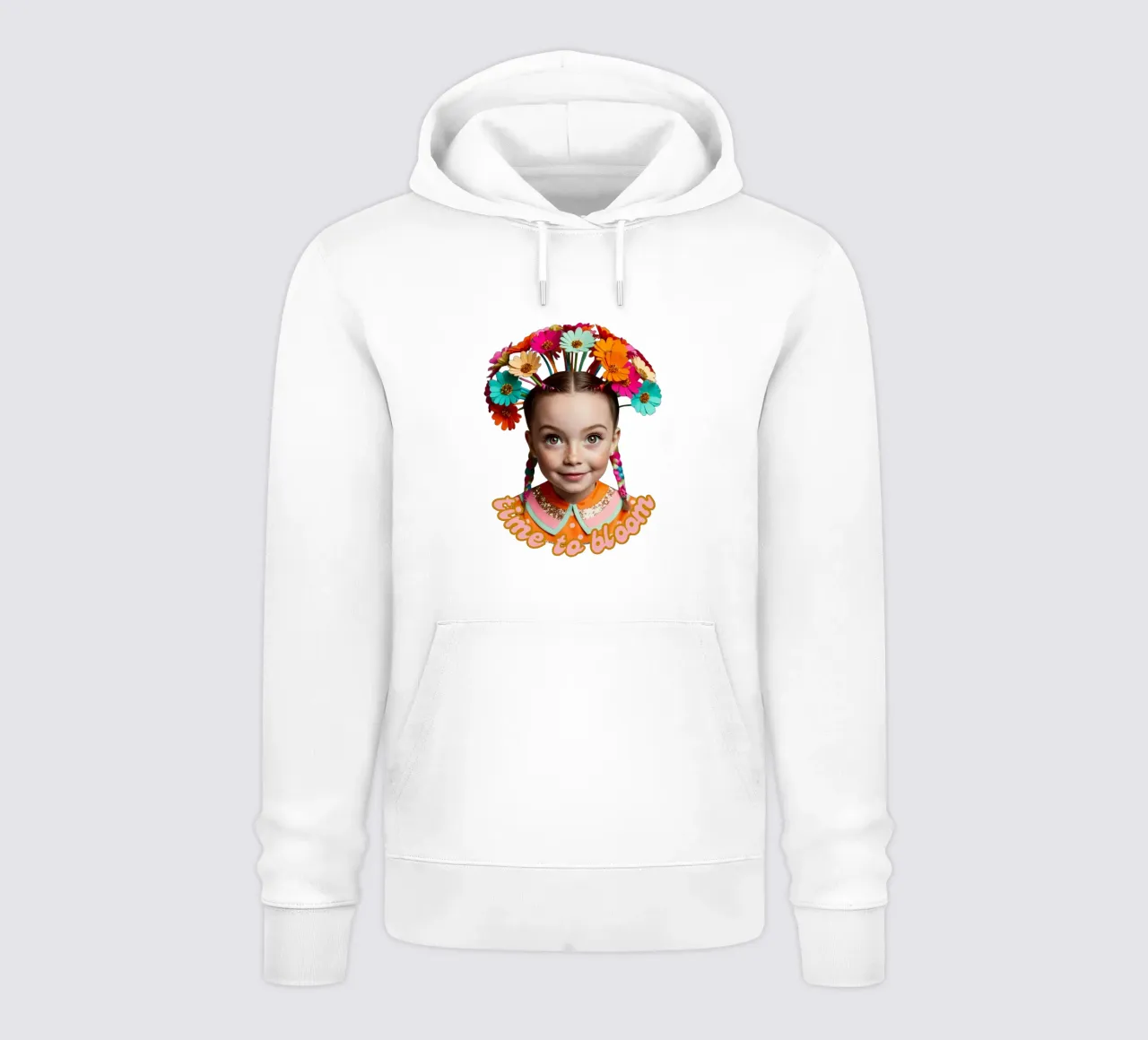 time to bloom felpa con cappuccio da fummelhummel