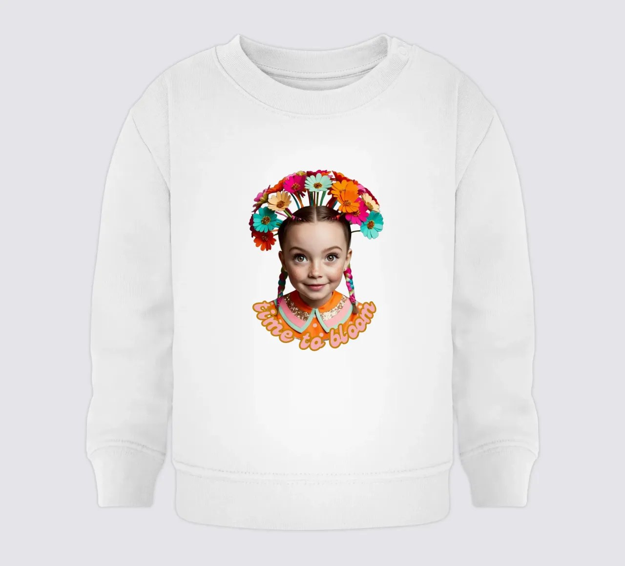 time to bloom felpa neonato da fummelhummel