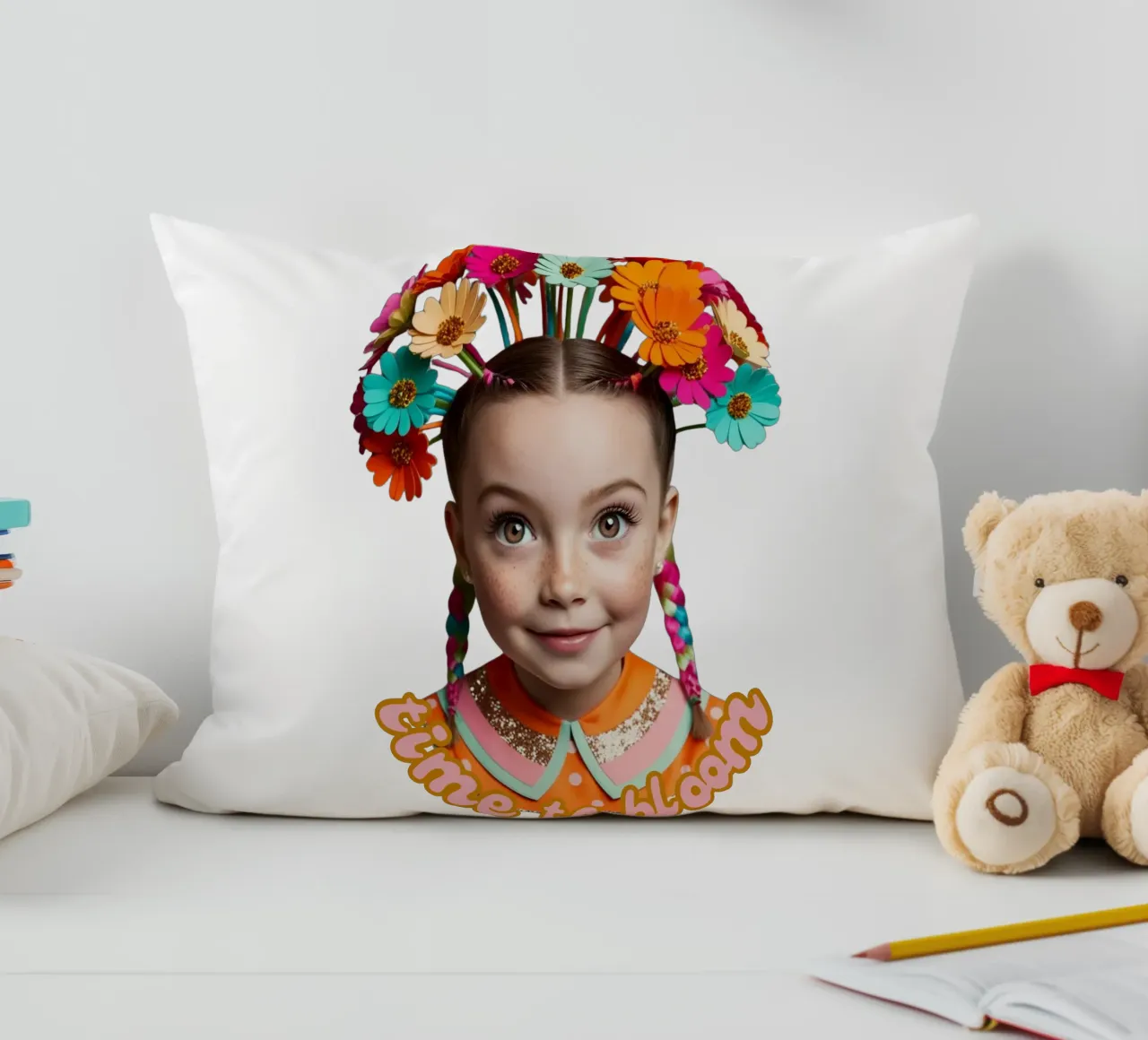 time to bloom decorative cushion by fummelhummel