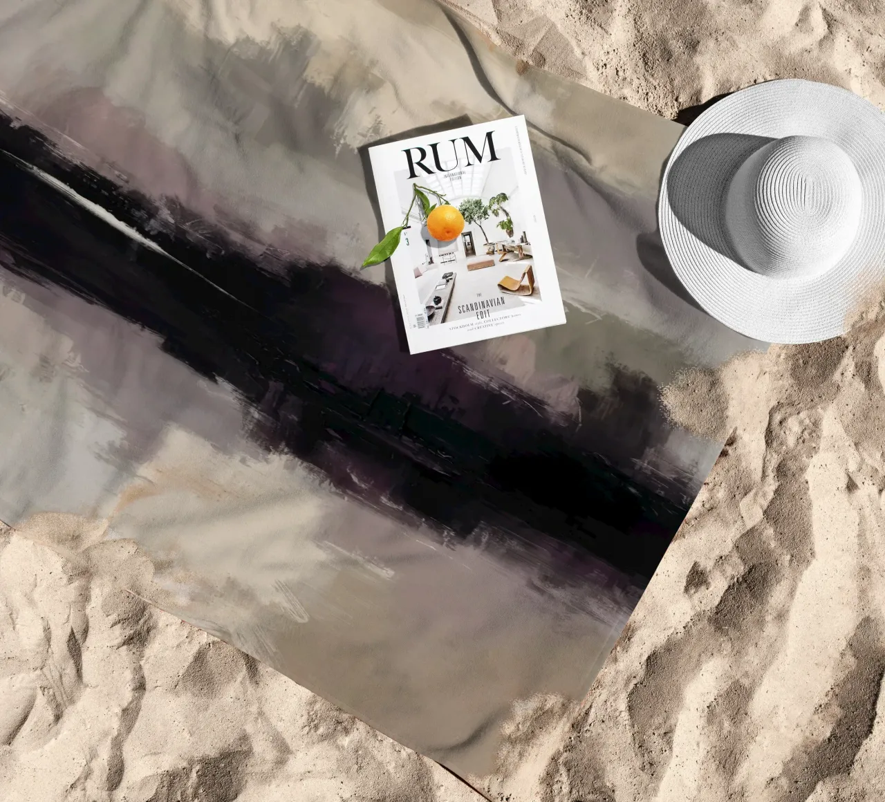 Notturno Riflesso d'acqua telo mare da Dream Spectrum