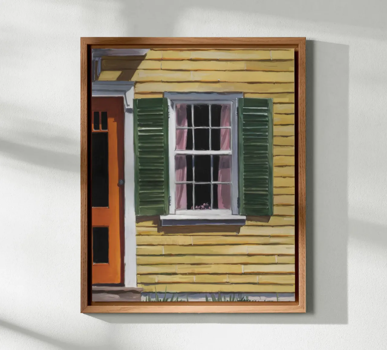 Sunlit Yellow Shutter forex plate by Silk Palette
