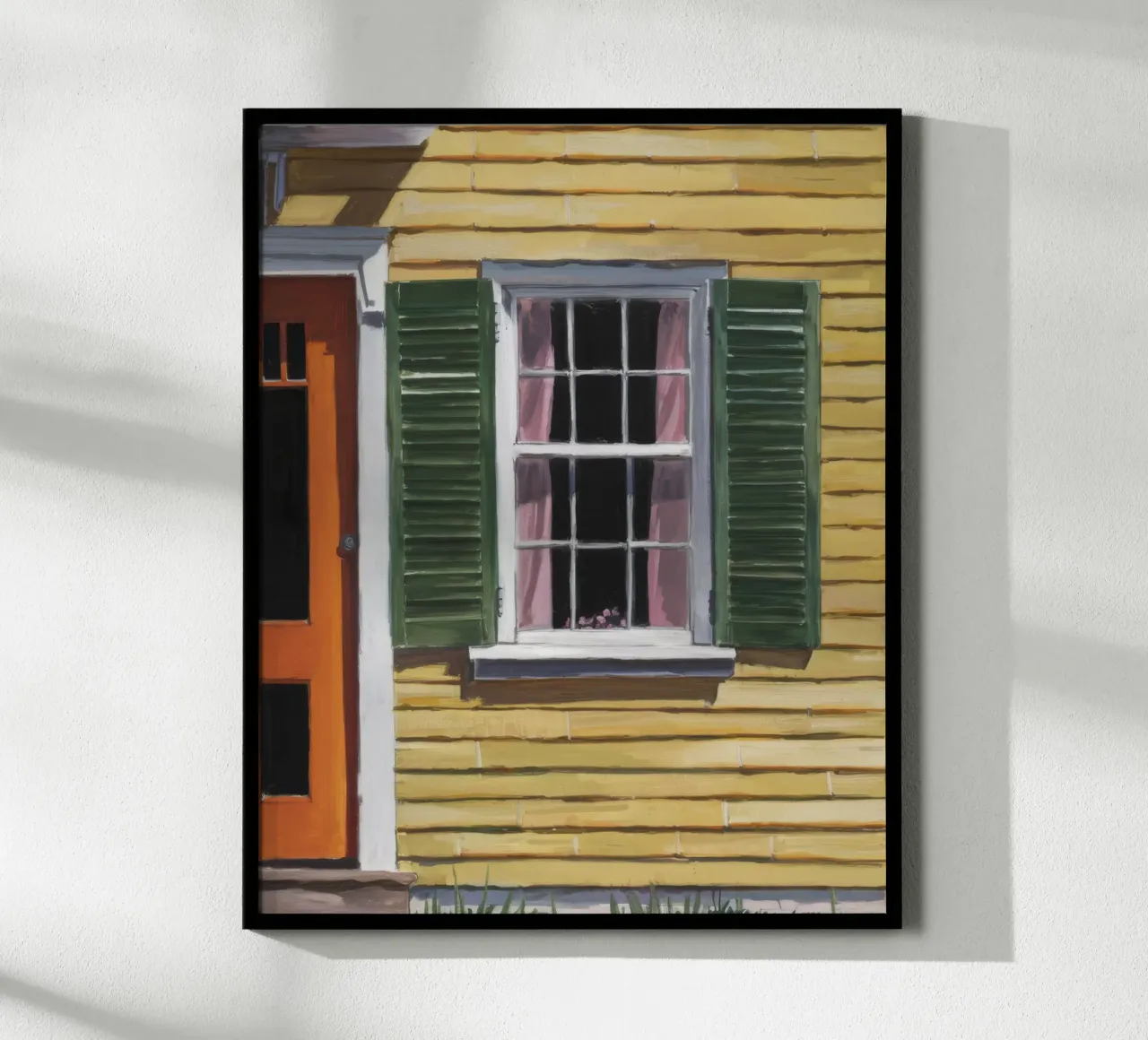 Volet jaune ensoleillé poster de Silk Palette