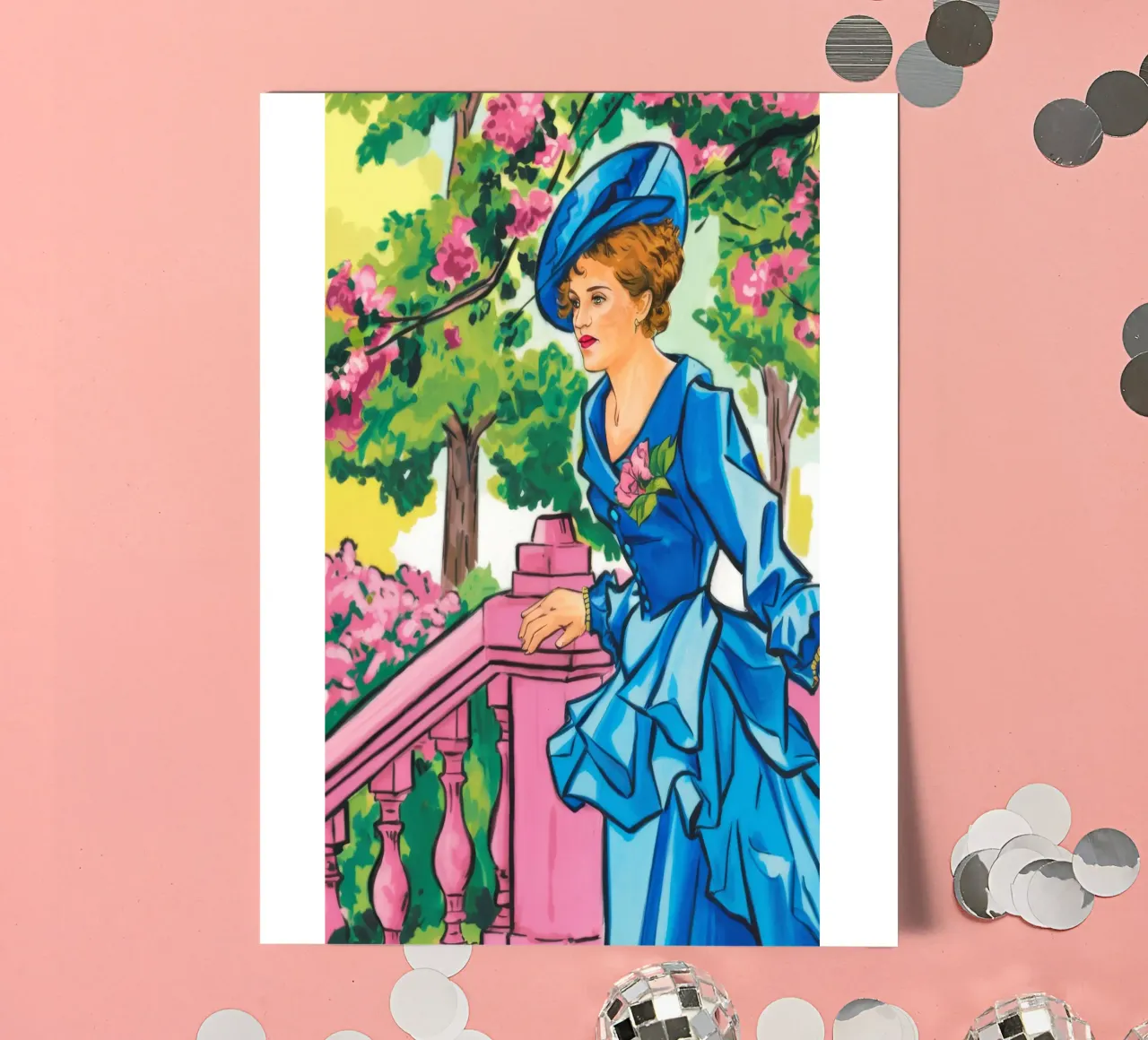 Azure Gown Vista sticker sheet by Infinite Chroma