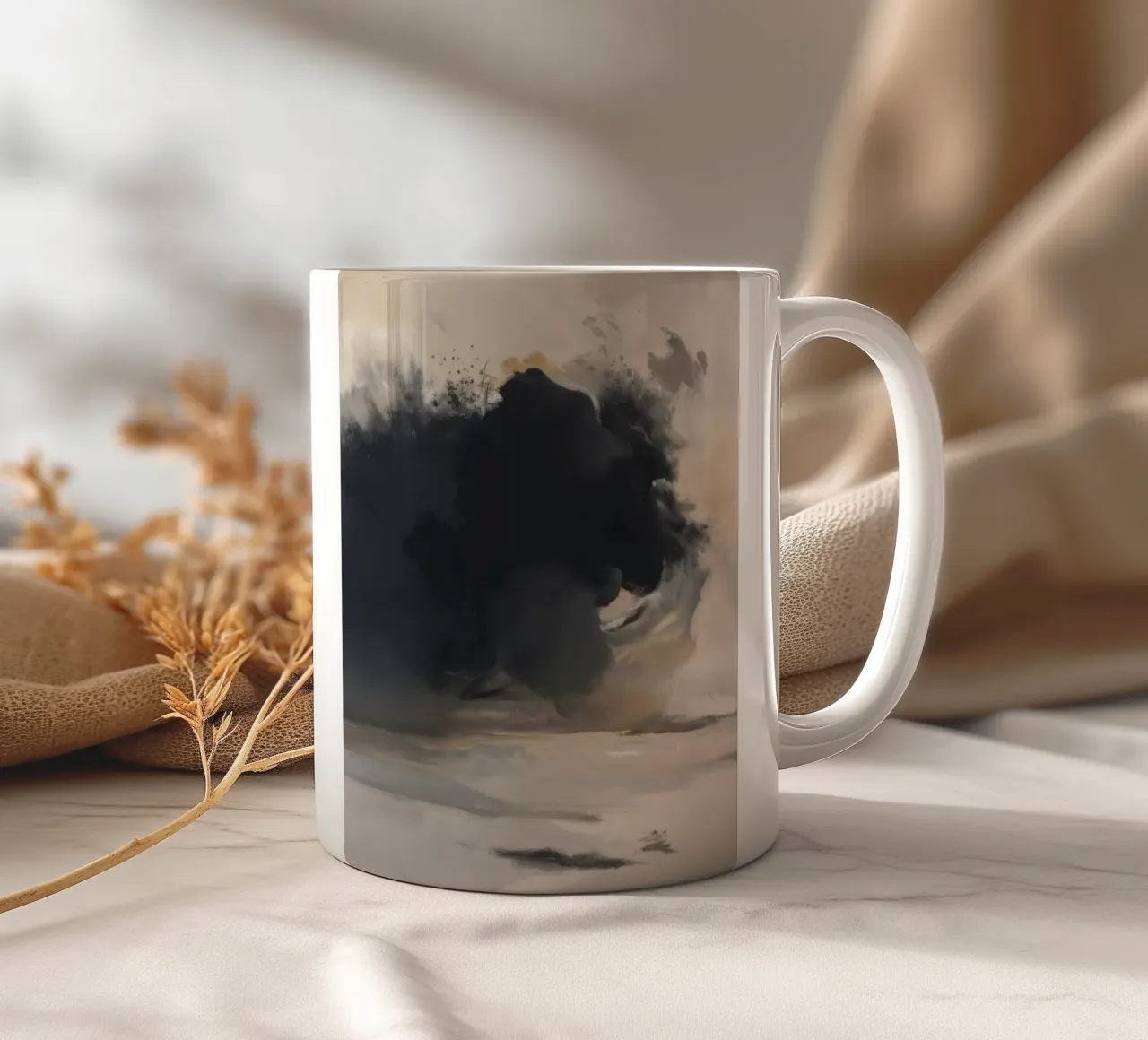 Nuvola di tempesta in arrivo tazza in ceramica da Dream Spectrum
