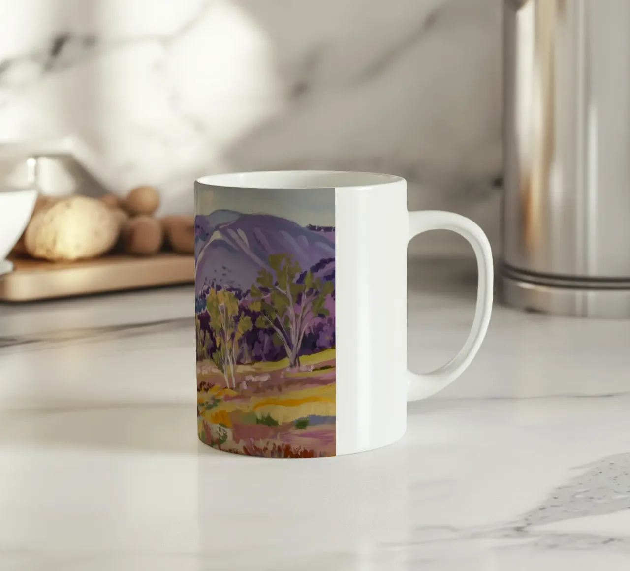 Maestà della collina d'oro tazza in ceramica da Celestial Harmony
