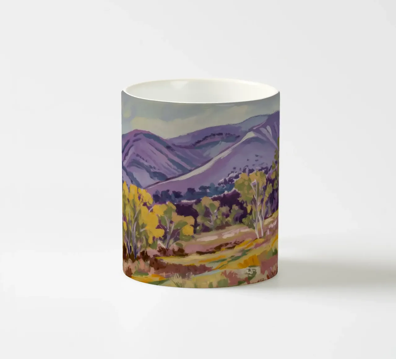 Maestà della collina d'oro tazza in ceramica da Celestial Harmony