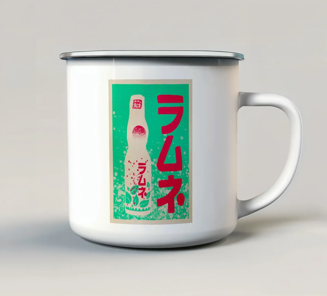 Ramune Mint Lemonade tazza in smalto da Jam shop