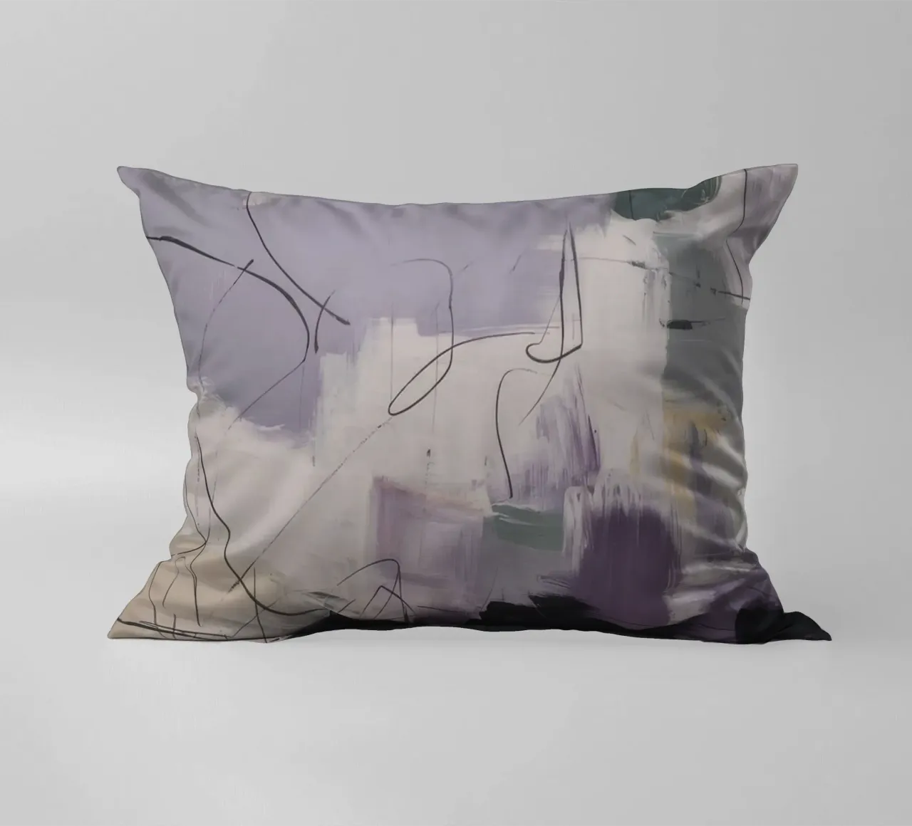 Discesa del pennacchio di lavanda cuscino da Dream Spectrum