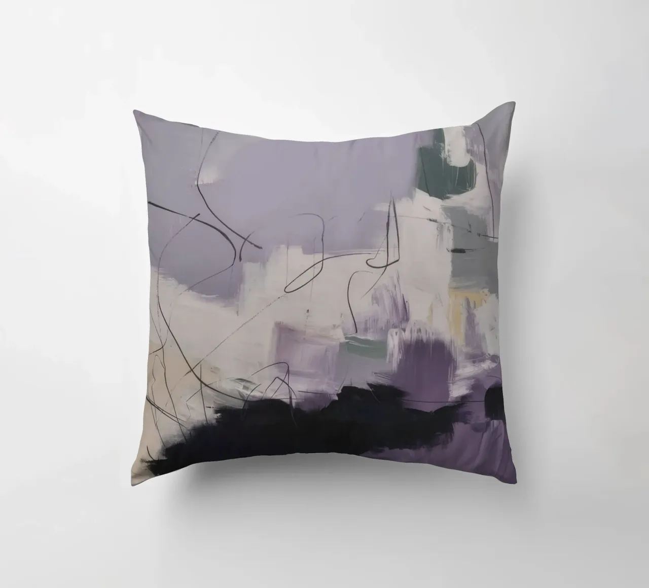 Discesa del pennacchio di lavanda cuscino da Dream Spectrum