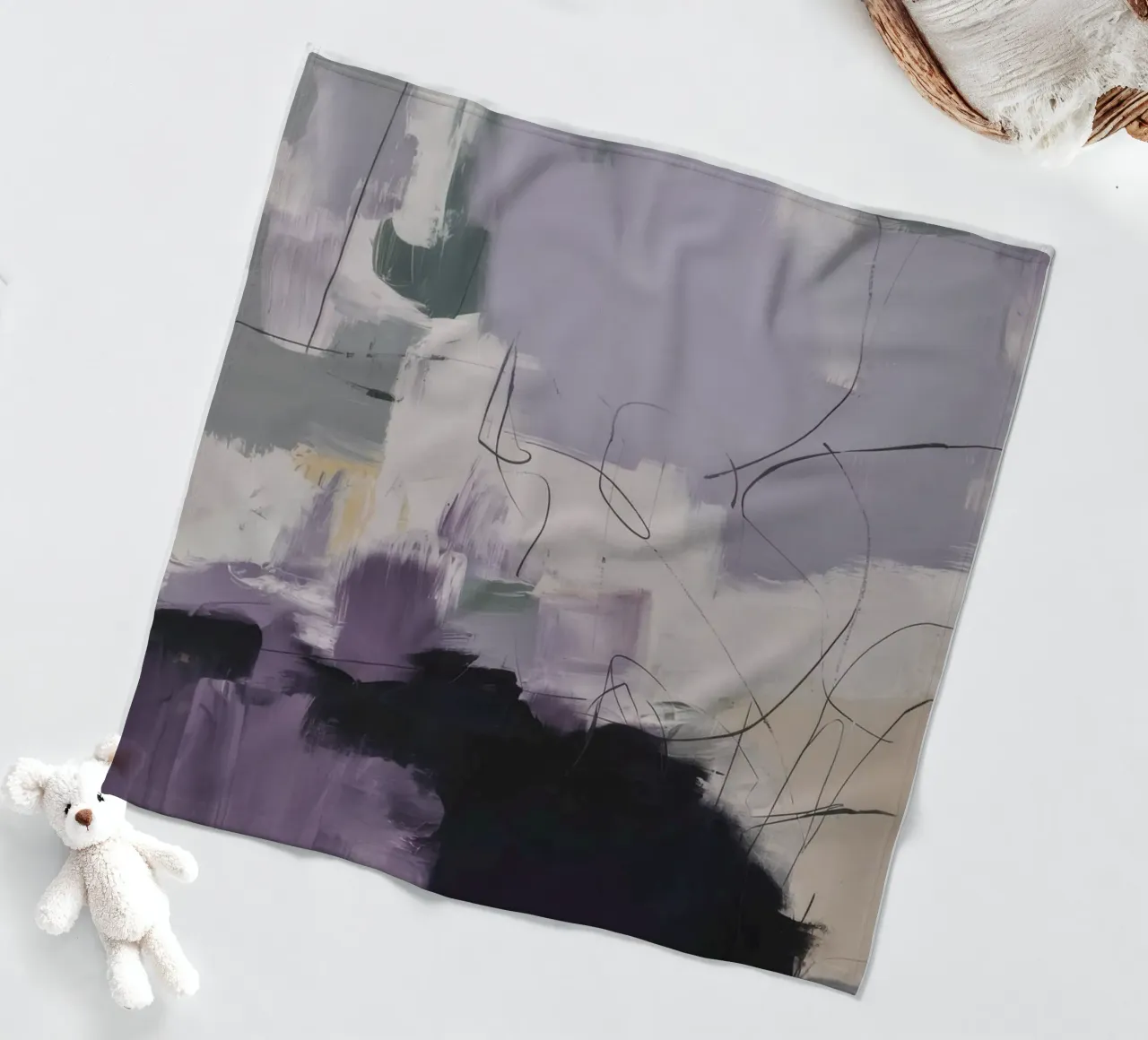 Discesa del pennacchio di lavanda coperta in pile da Dream Spectrum
