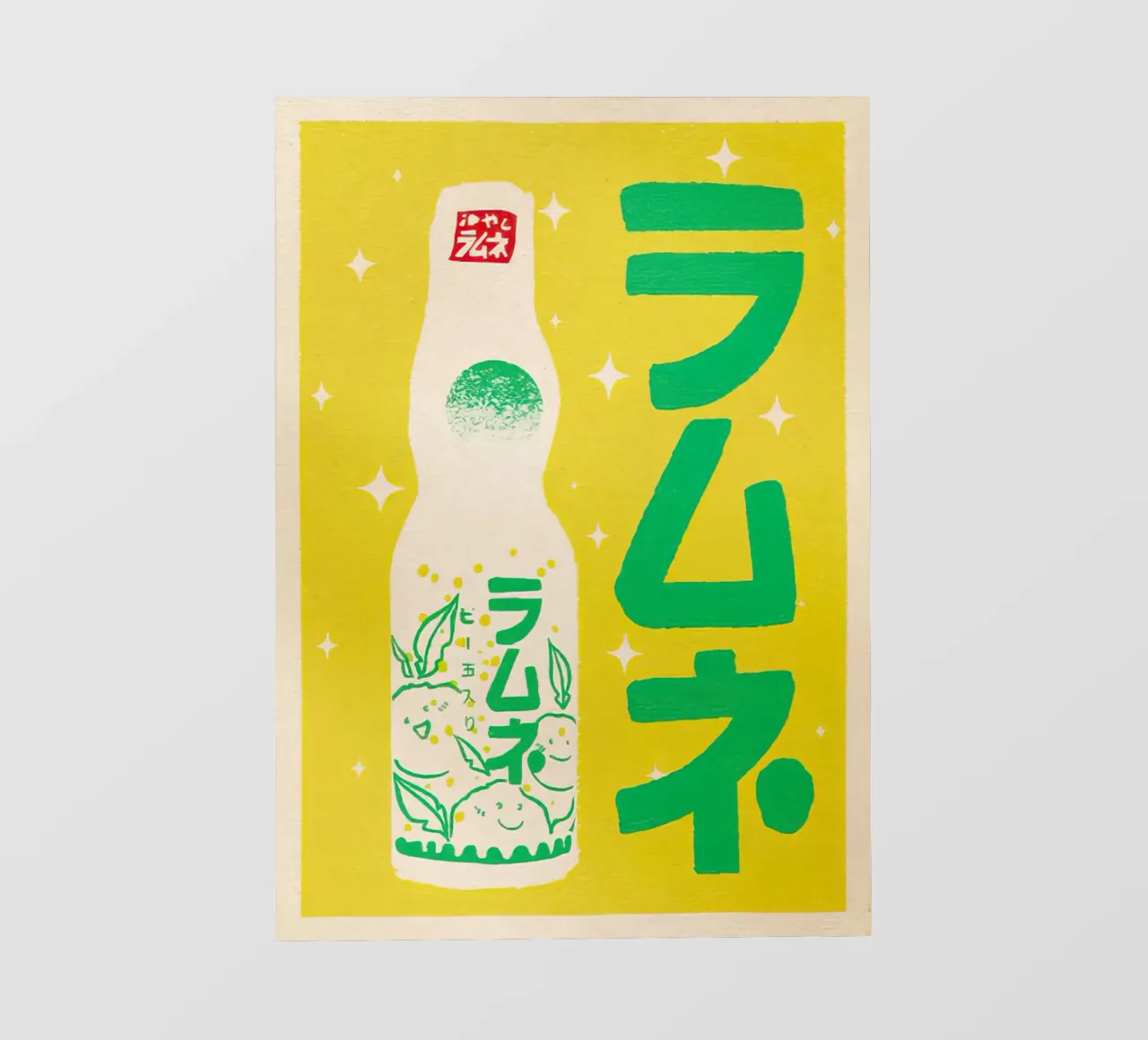 Limonata Ramune Yuzu telo in pvc da Jam shop