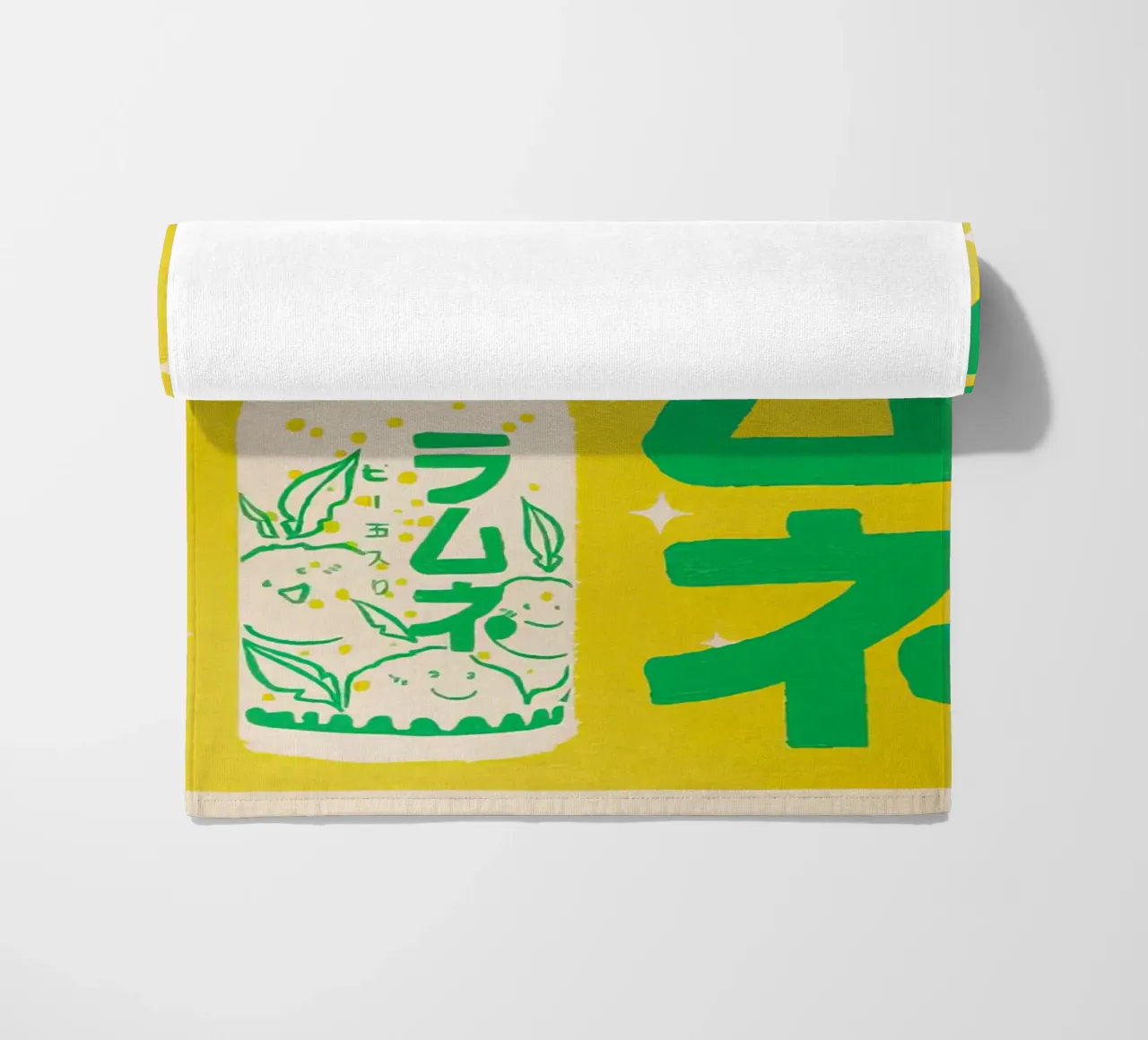 Ramune Yuzu Lemonade beach towel by Jam shop