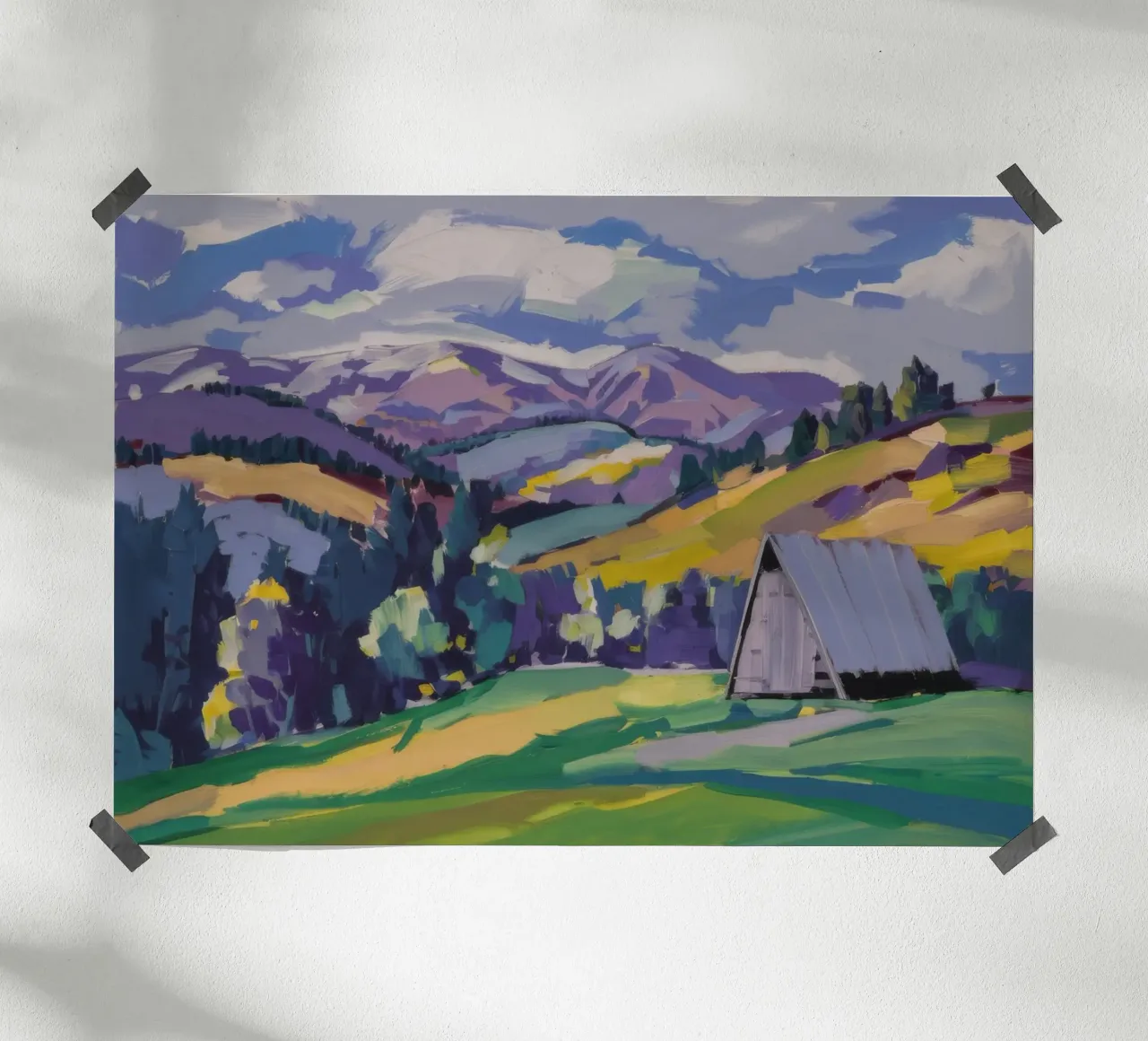 Strada della valle tortuosa carta hahnemühle da Celestial Harmony
