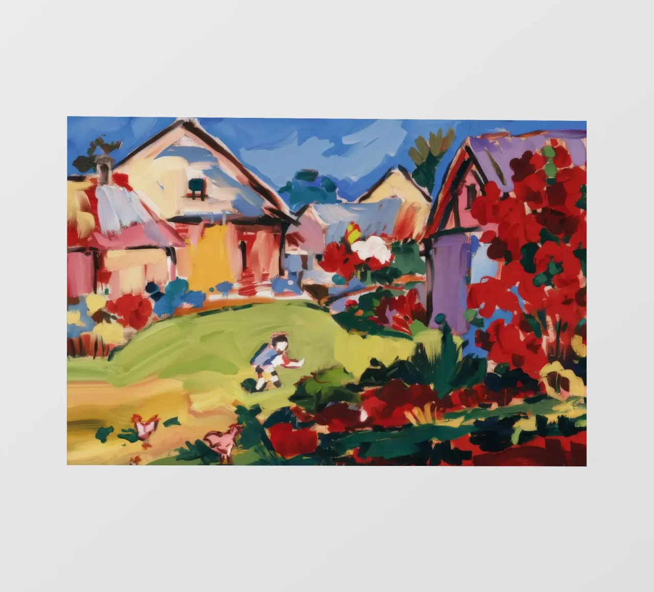 Fattoria Autunno Ardente telo in pvc da Celestial Harmony