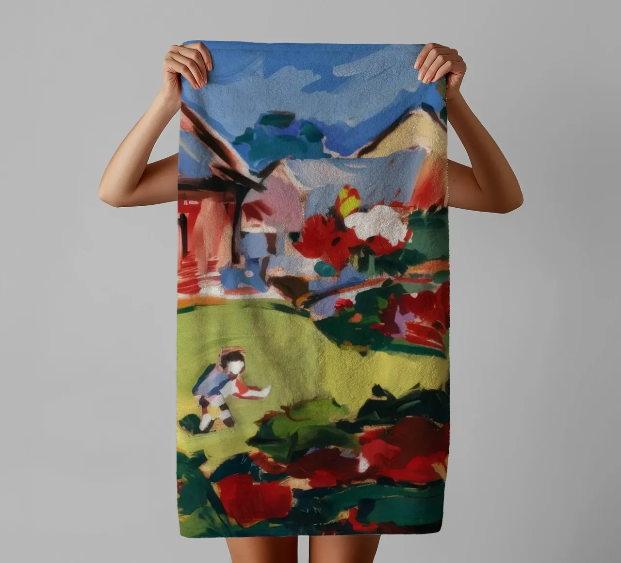 Fattoria Autunno Ardente asciugamano da bagno da Celestial Harmony