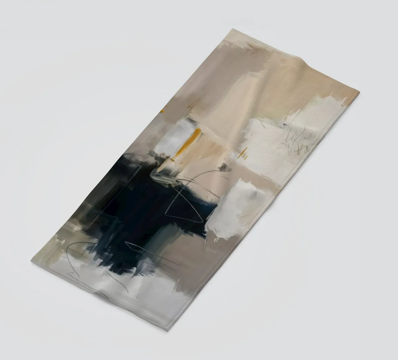 Irdene Kernkraft Strandtuch von Dream Spectrum