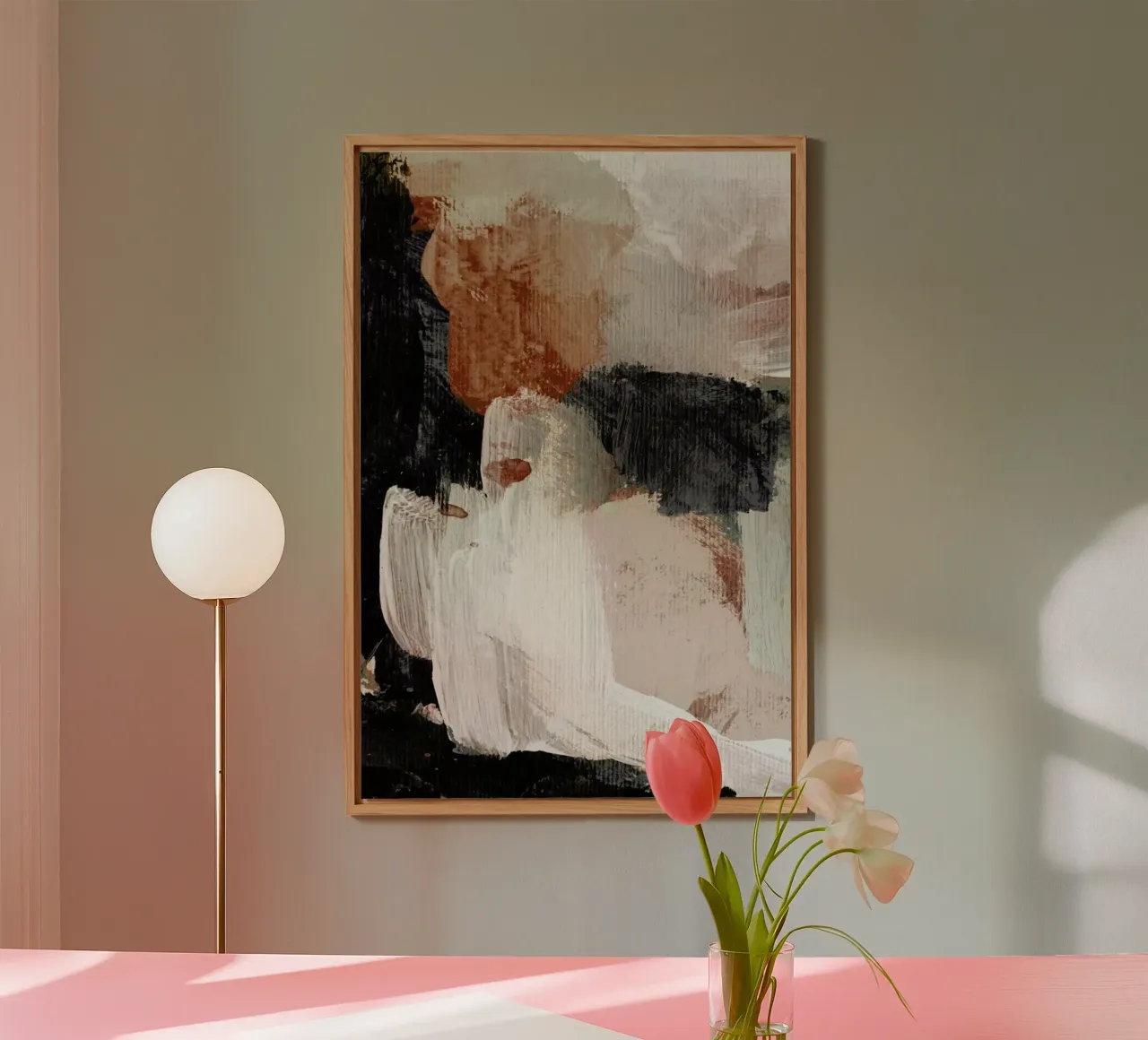 Earthly Abstract alluminio dibond da Dan Hobday