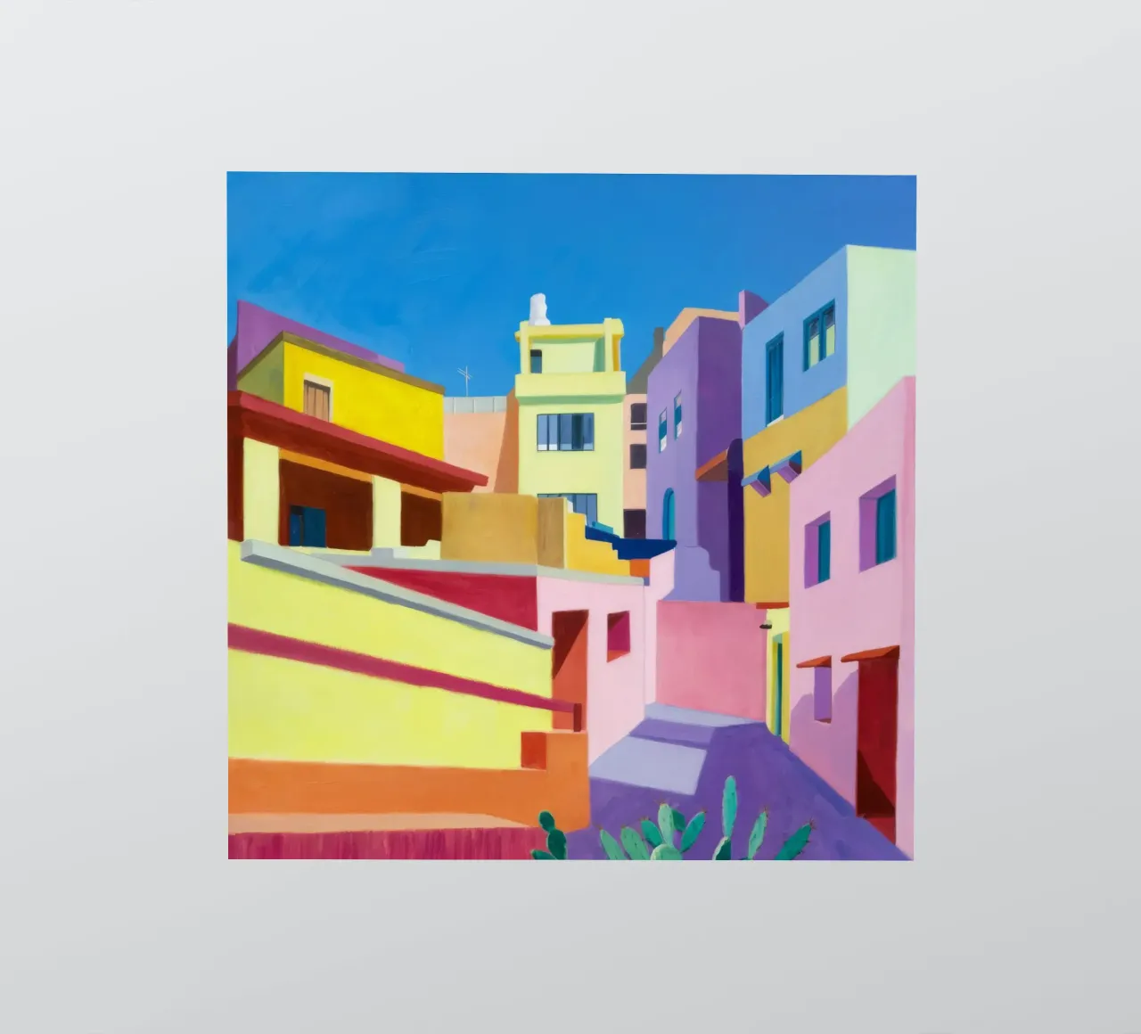 Le coin des villes dynamiques autocollant de Silk Palette
