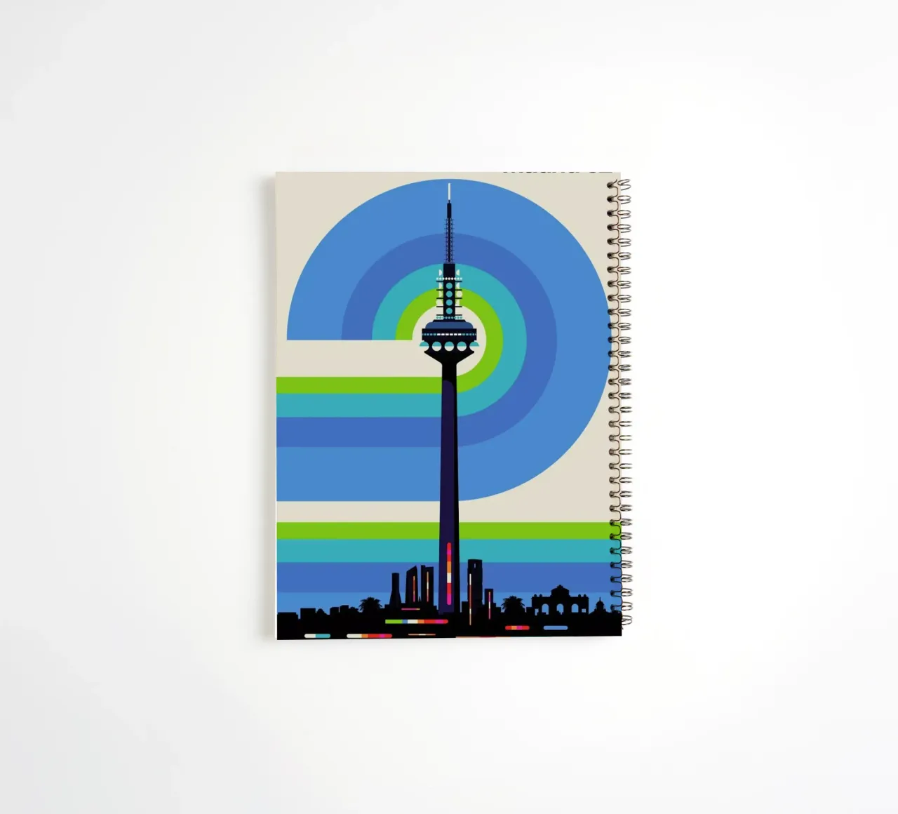 Madrid 82 spiral notebook by Bo Lundberg