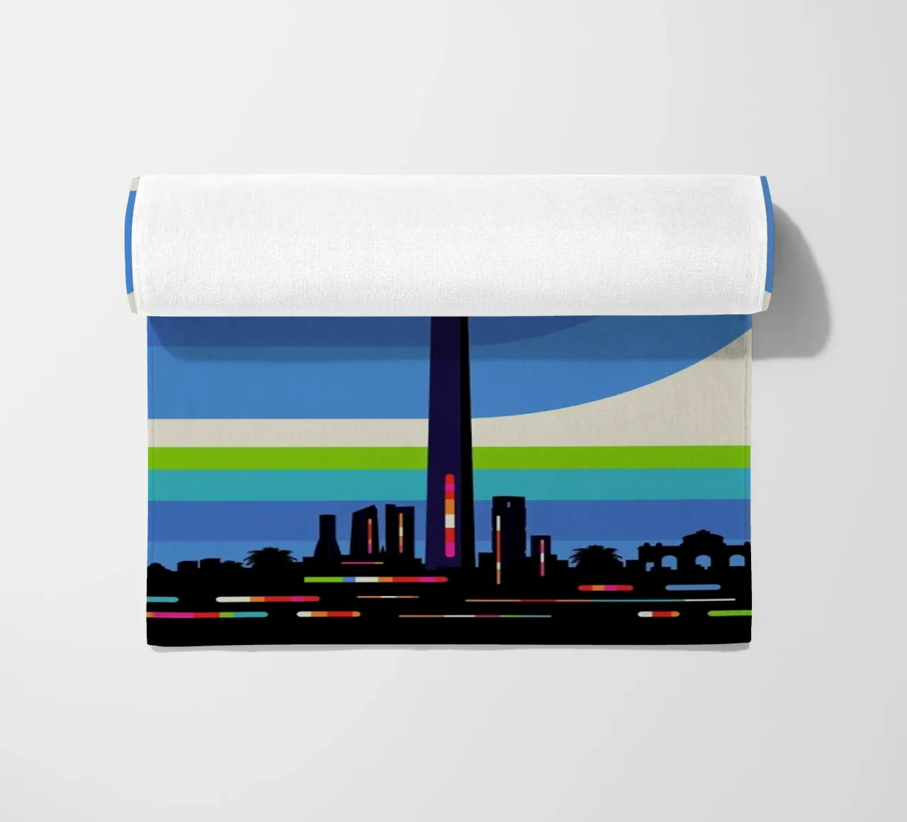 Madrid 82 beach towel by Bo Lundberg