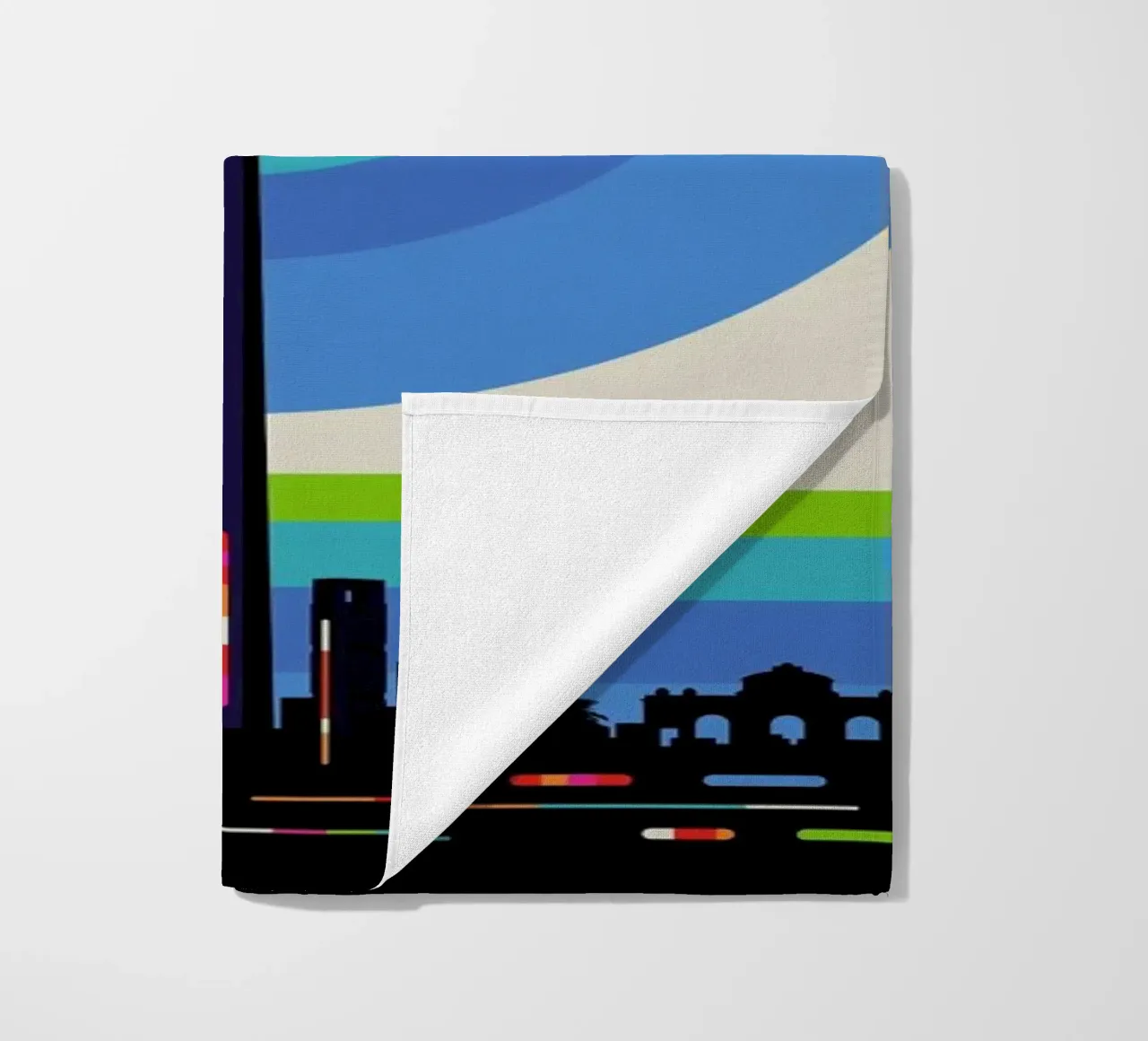 Madrid 82 beach towel by Bo Lundberg