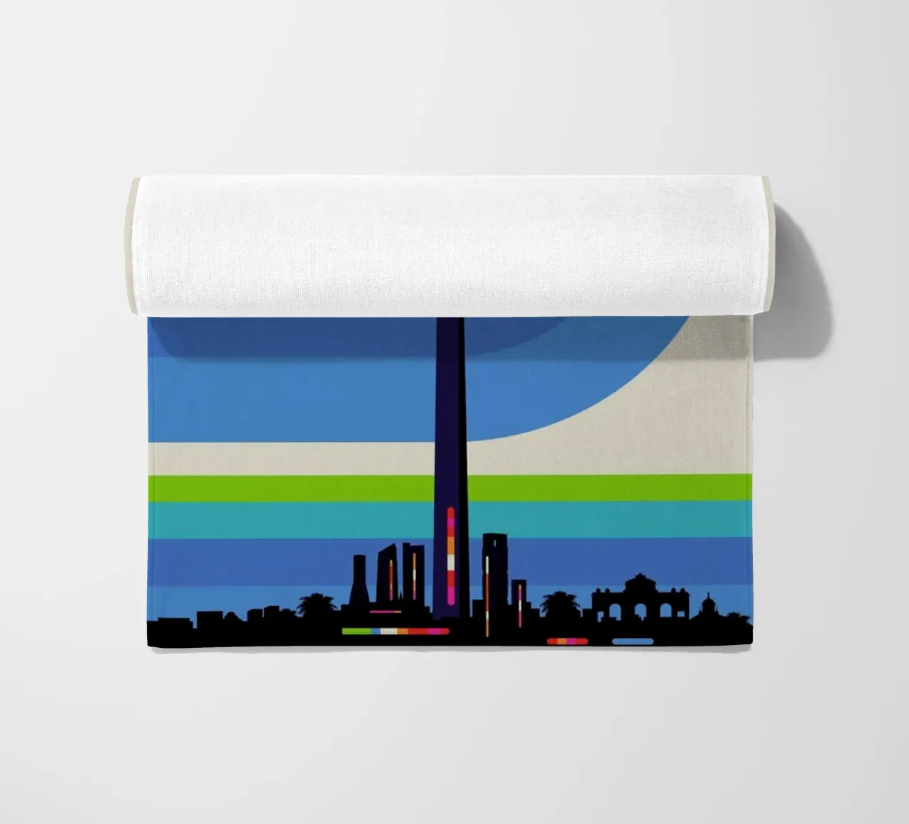Madrid 82 beach towel by Bo Lundberg