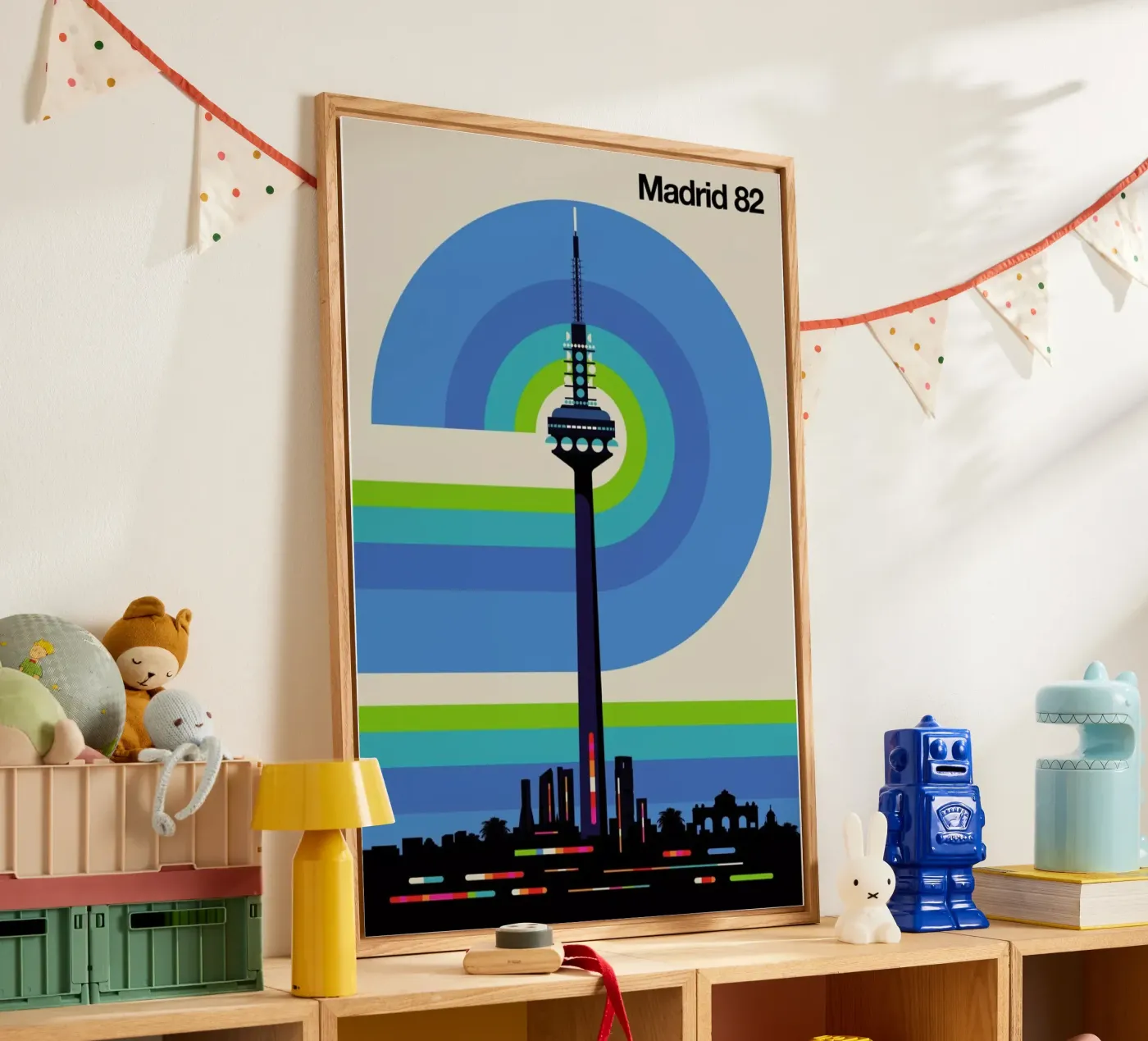 Madrid 82 acrylic glass by Bo Lundberg