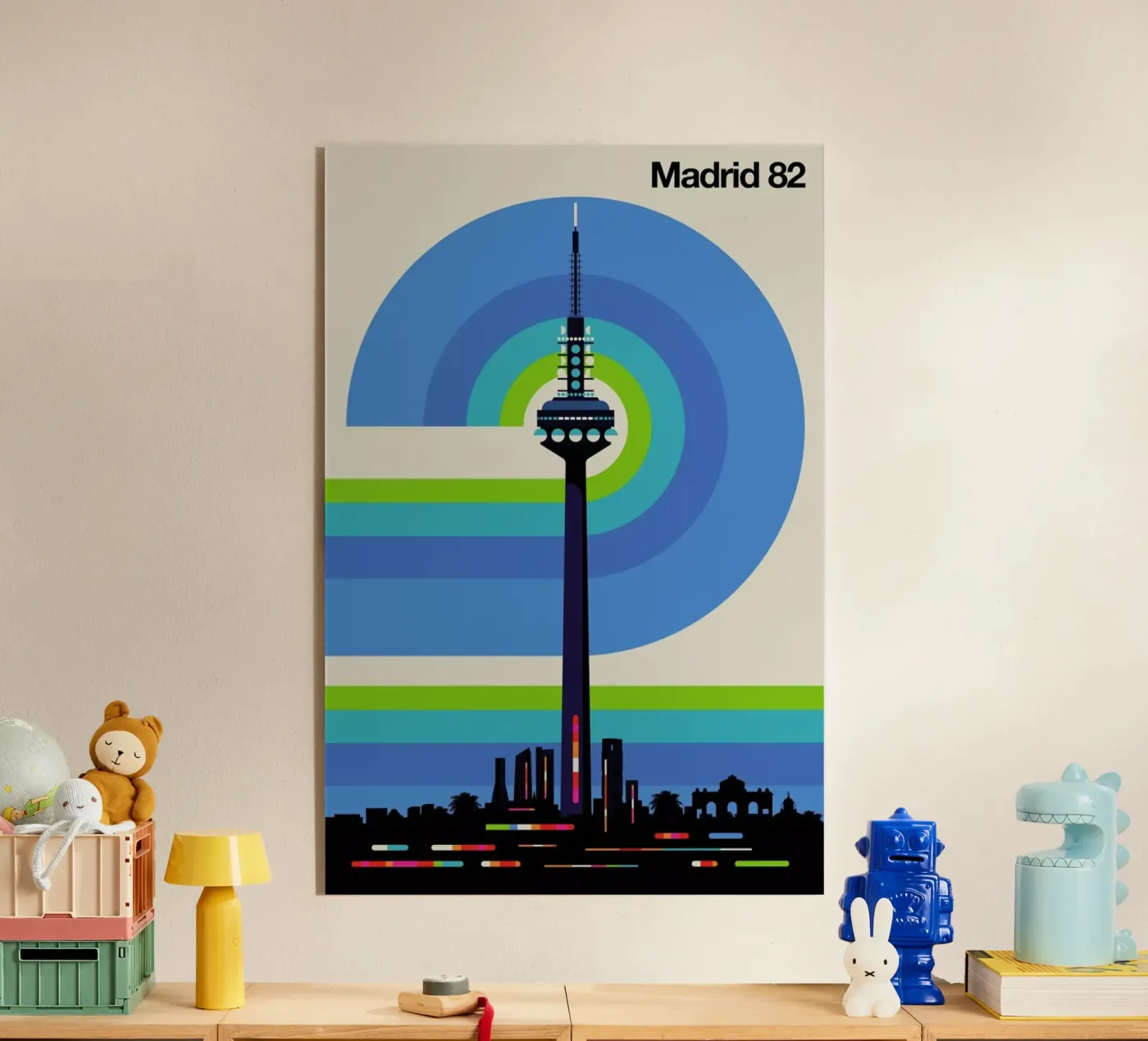 Madrid 82 acrylic glass by Bo Lundberg