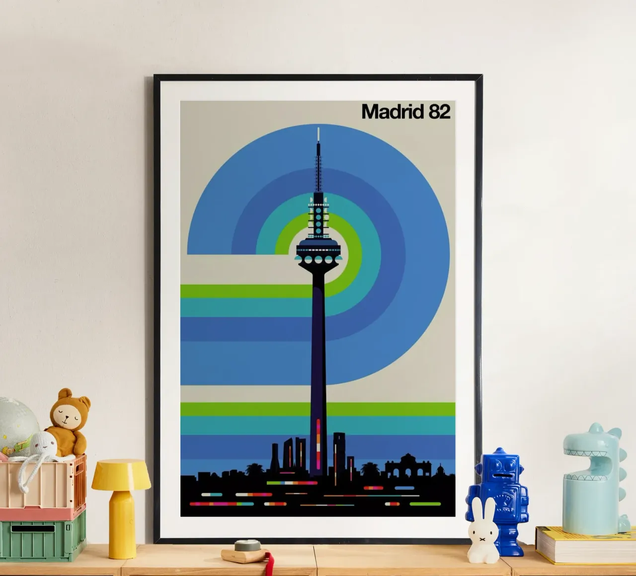 Madrid 82 poster da Bo Lundberg