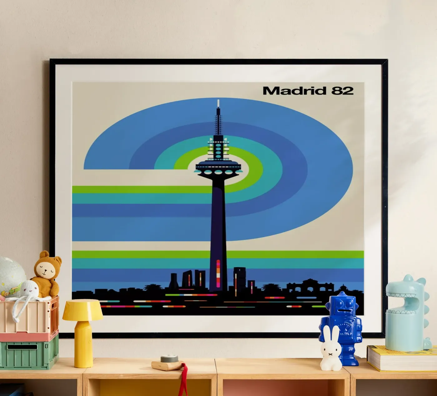 Madrid 82 poster da Bo Lundberg