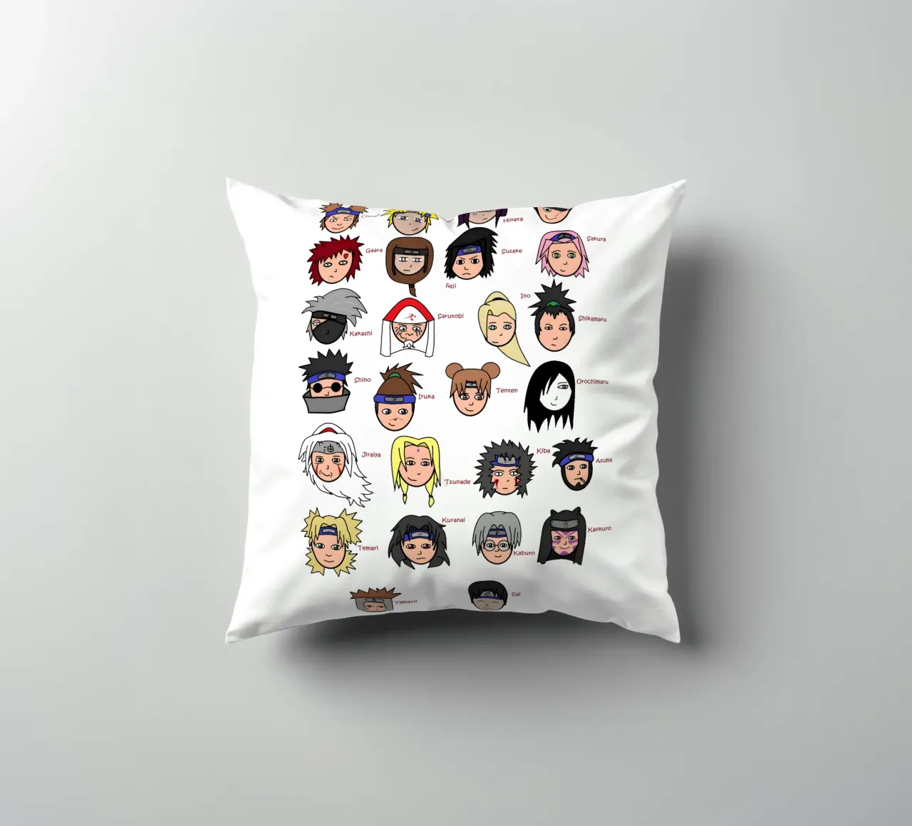 Naruto All Characters cuscino da NextPixel
