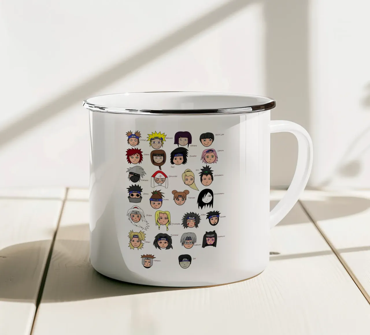 Naruto All Characters tazza in smalto da NextPixel
