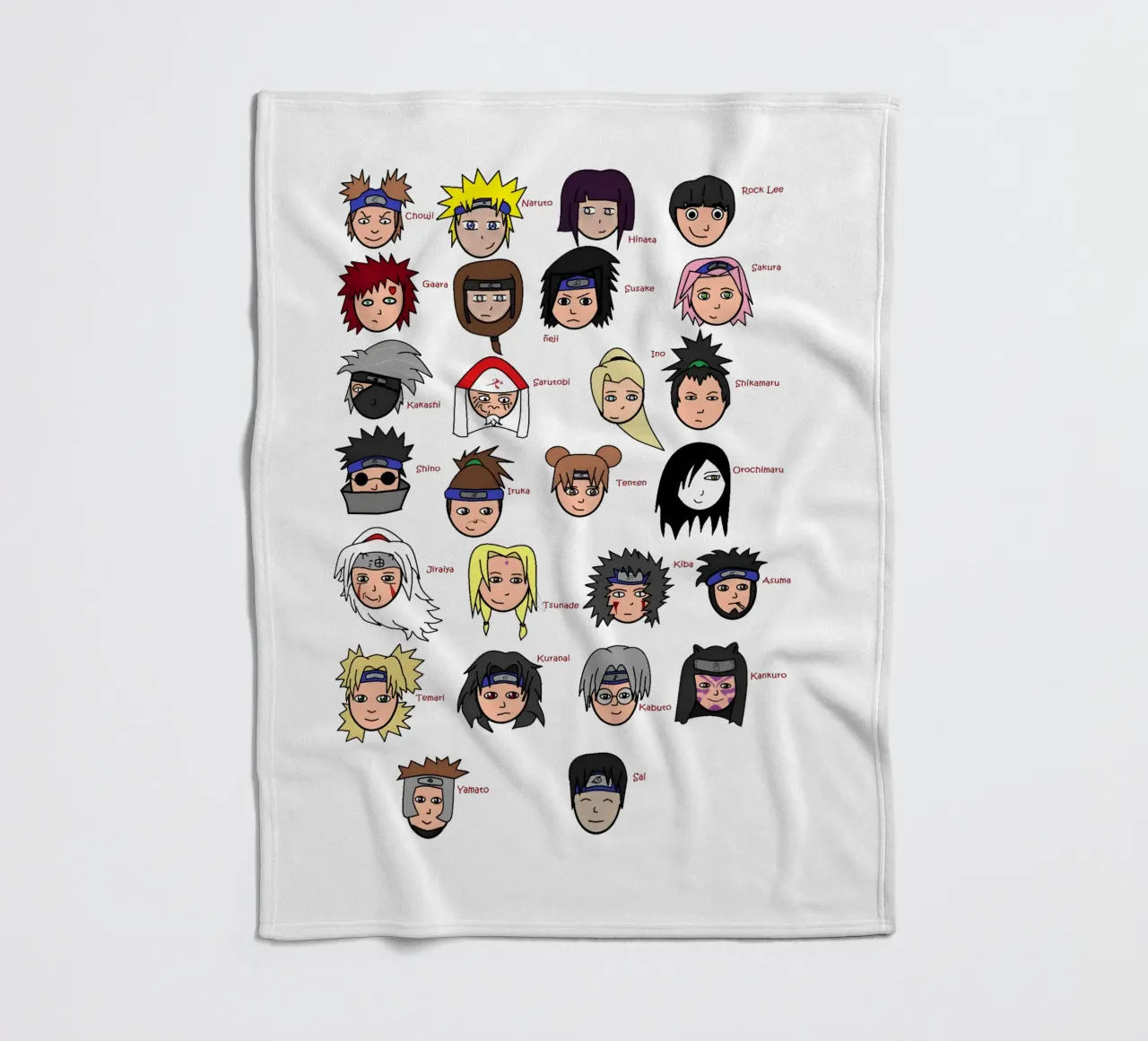 Naruto All Characters coperta in pile da NextPixel
