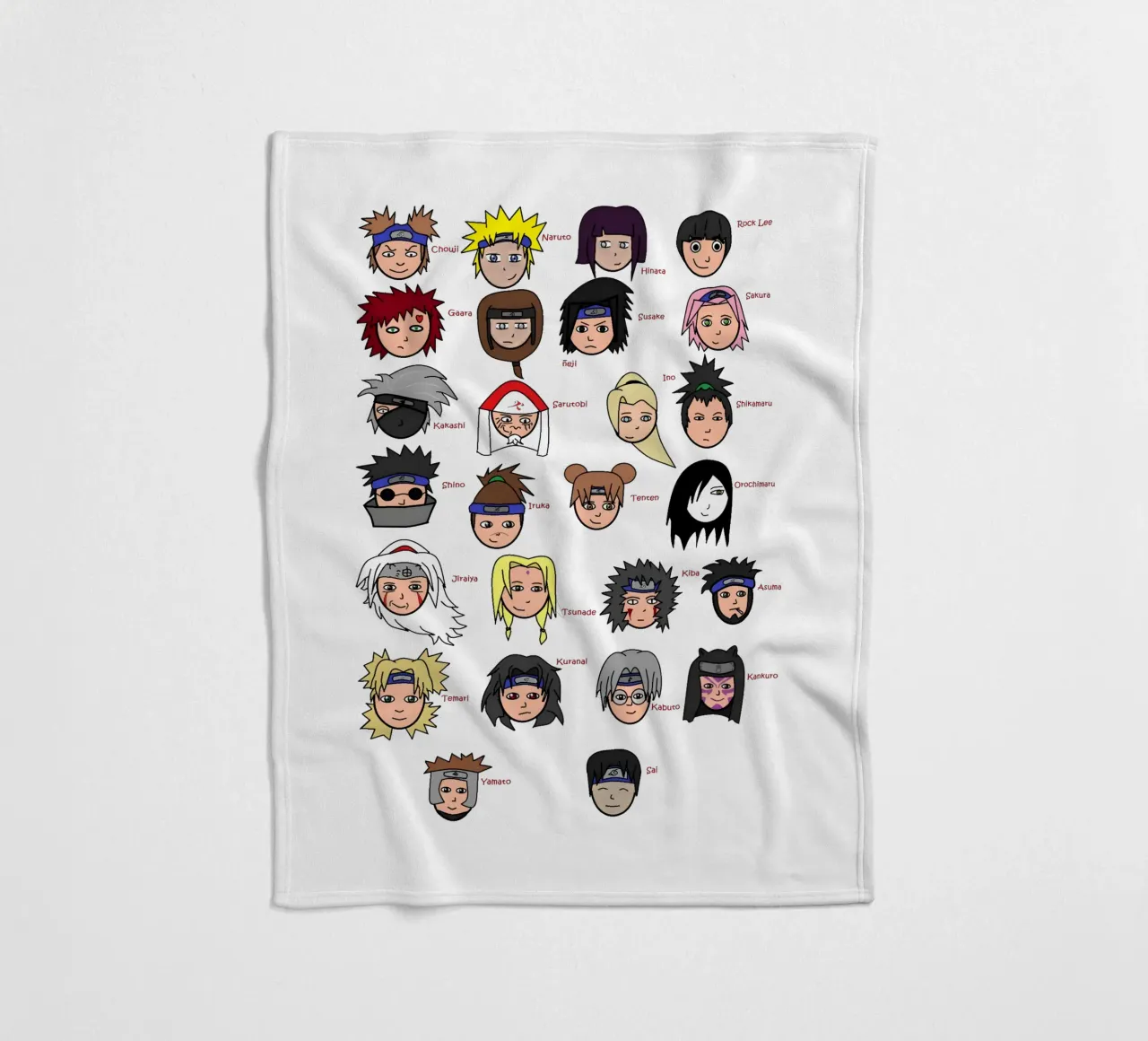Naruto All Characters coperta in pile da NextPixel
