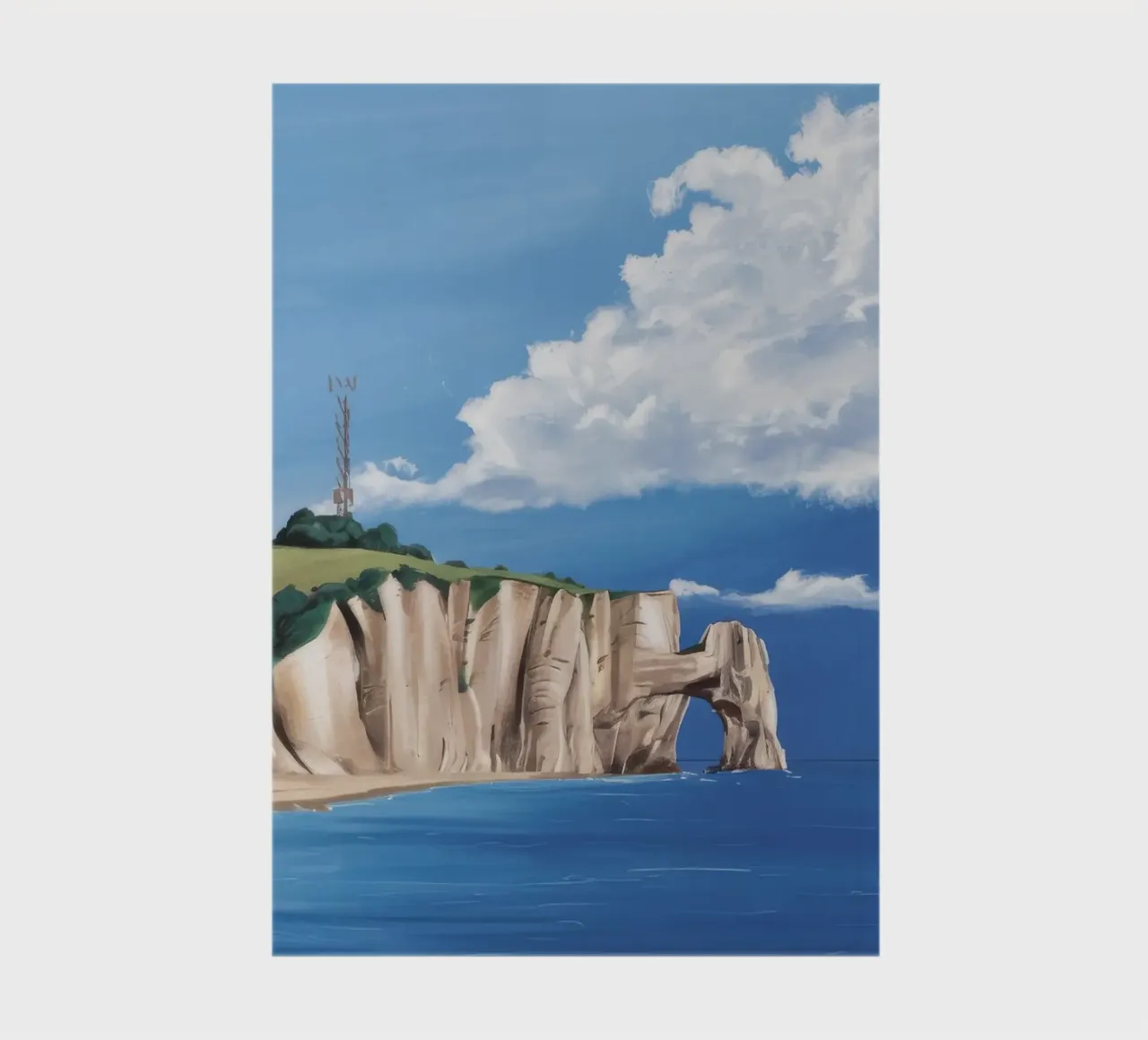 Cliffs of Normandy notebook by Silk Palette