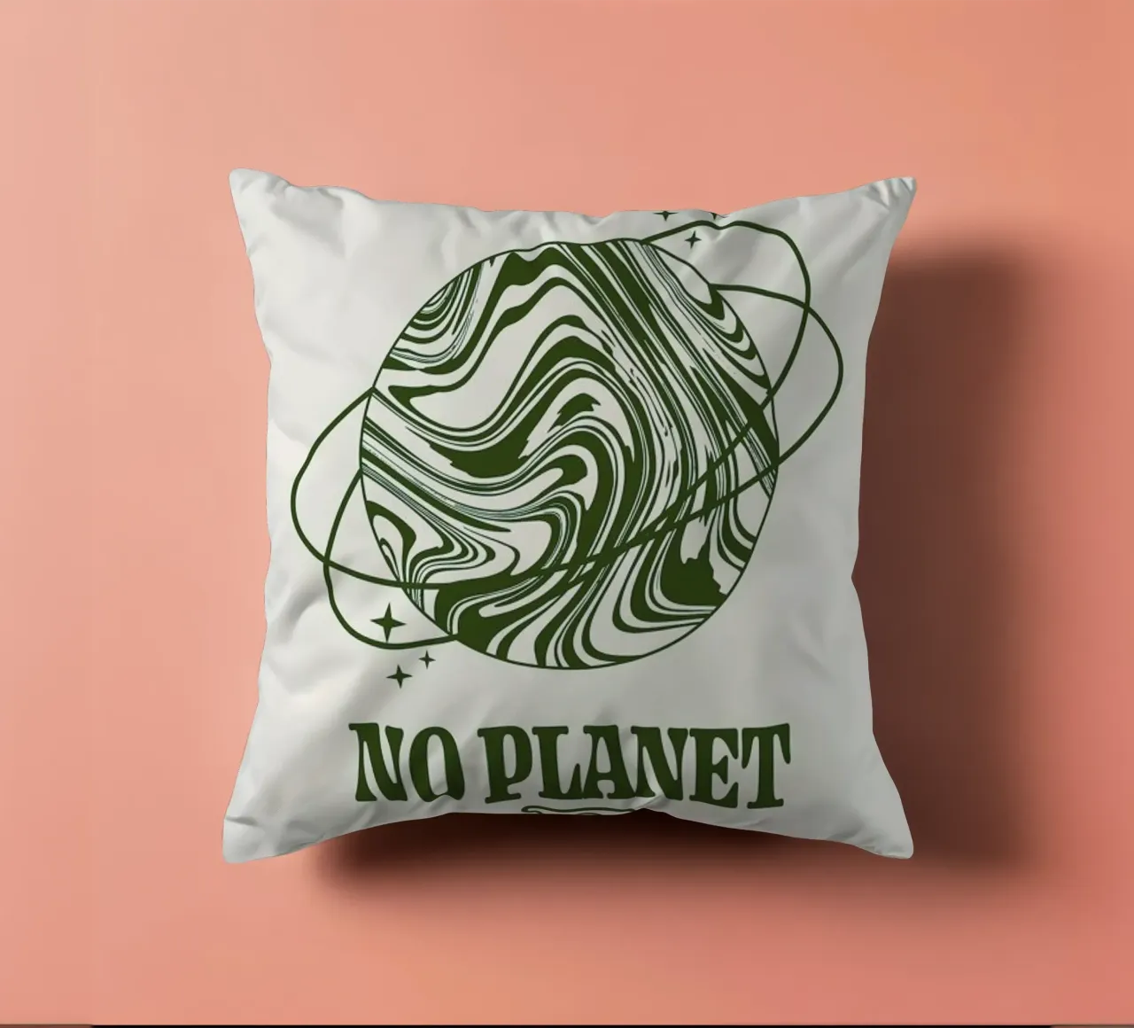 There Is No Planet B Kissen von cafelab