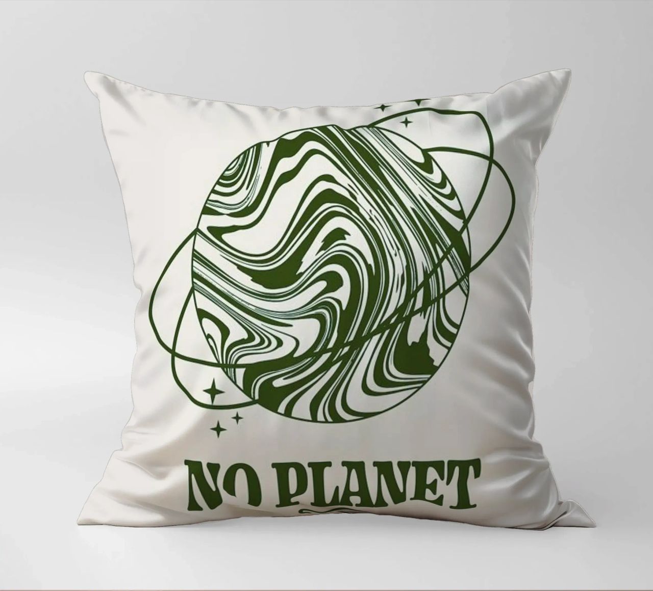 There Is No Planet B cuscino da cafelab