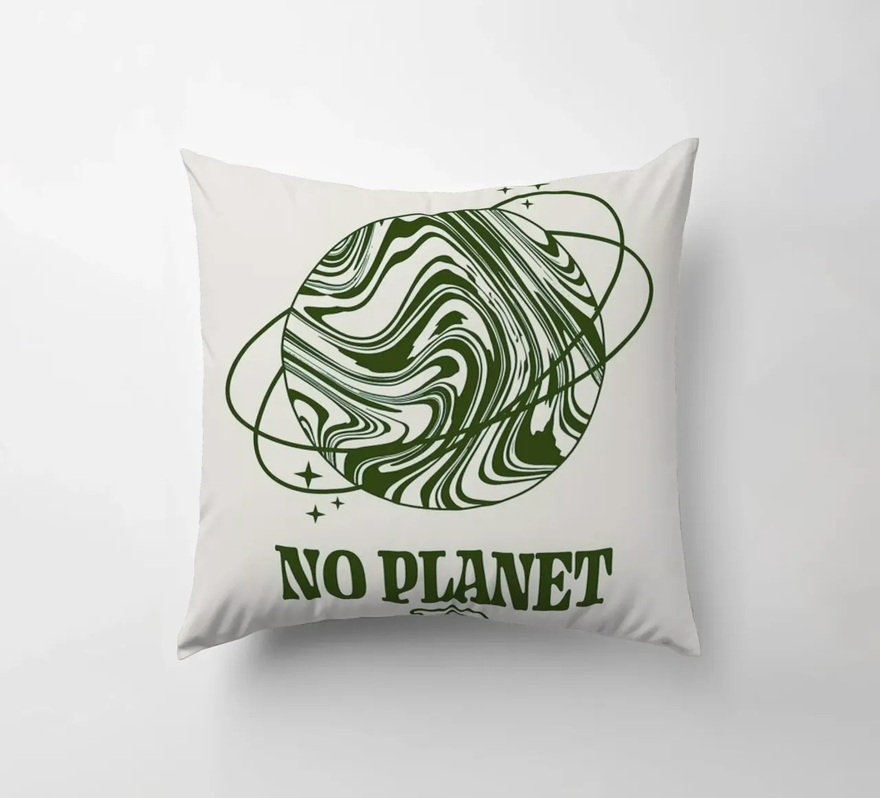 There Is No Planet B Kissen von cafelab