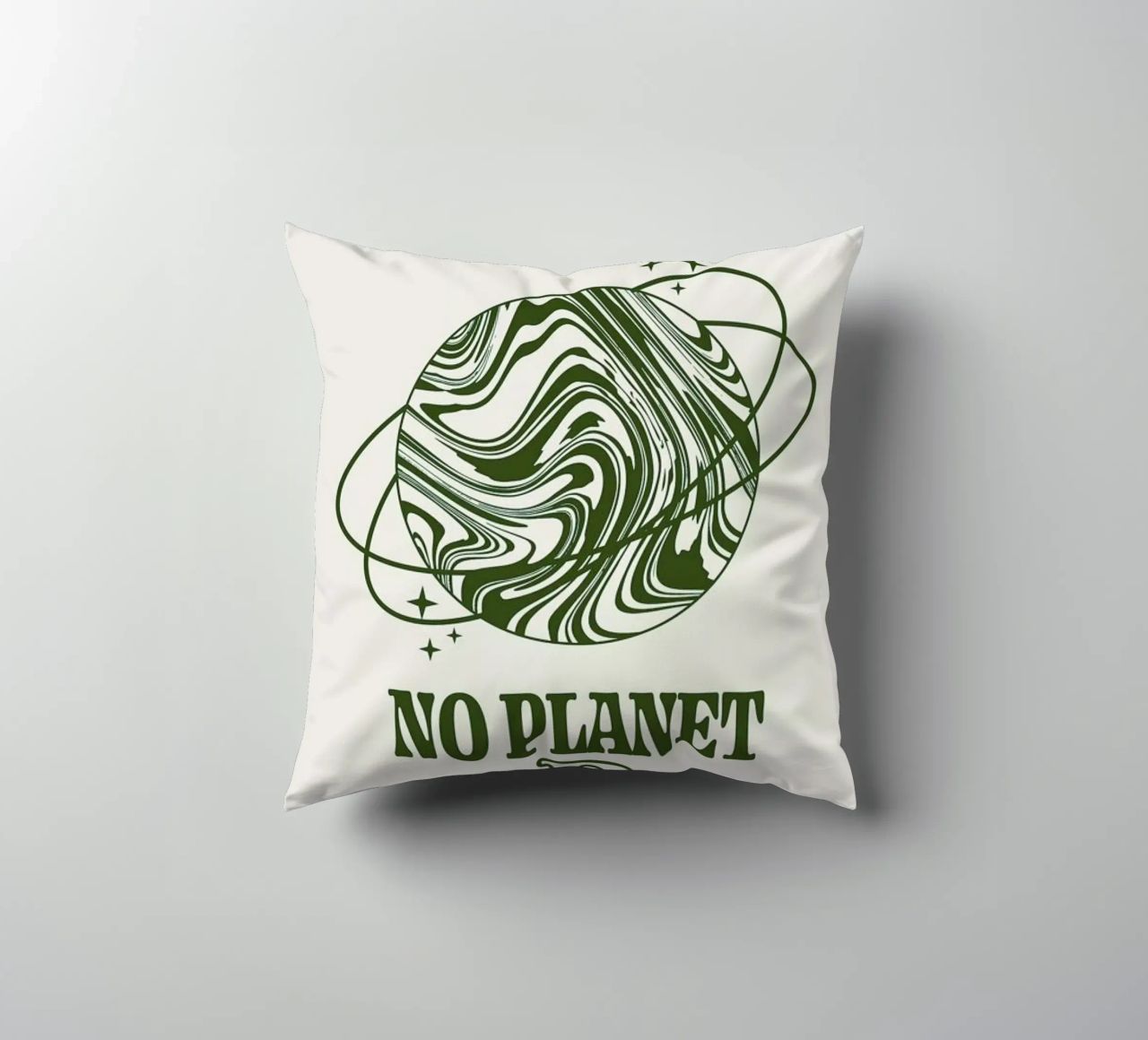 There Is No Planet B cuscino da cafelab