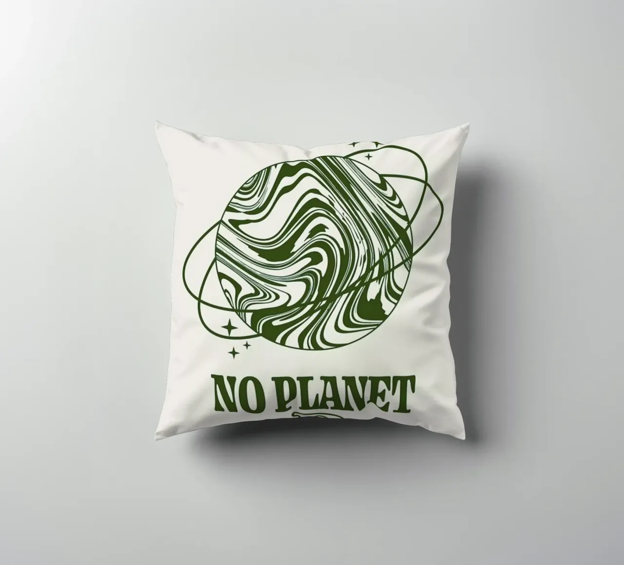There Is No Planet B Kissen von cafelab